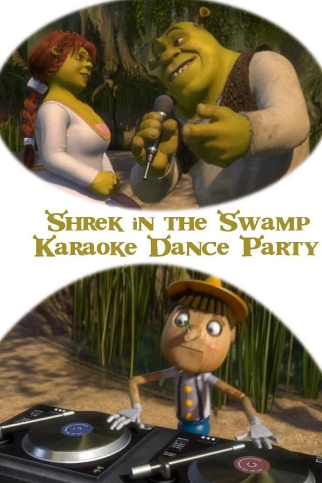 Plakat filmowy "Karaoke Shreka z Bagien"