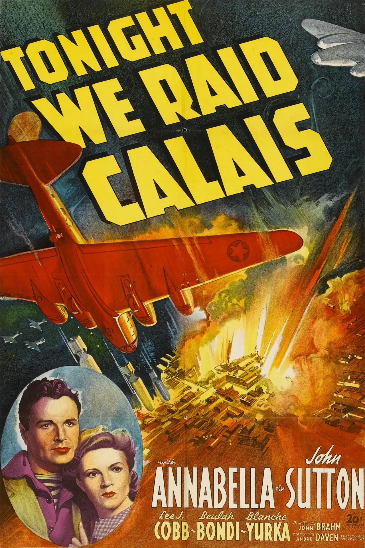 Plakat filmowy "Tonight We Raid Calais"