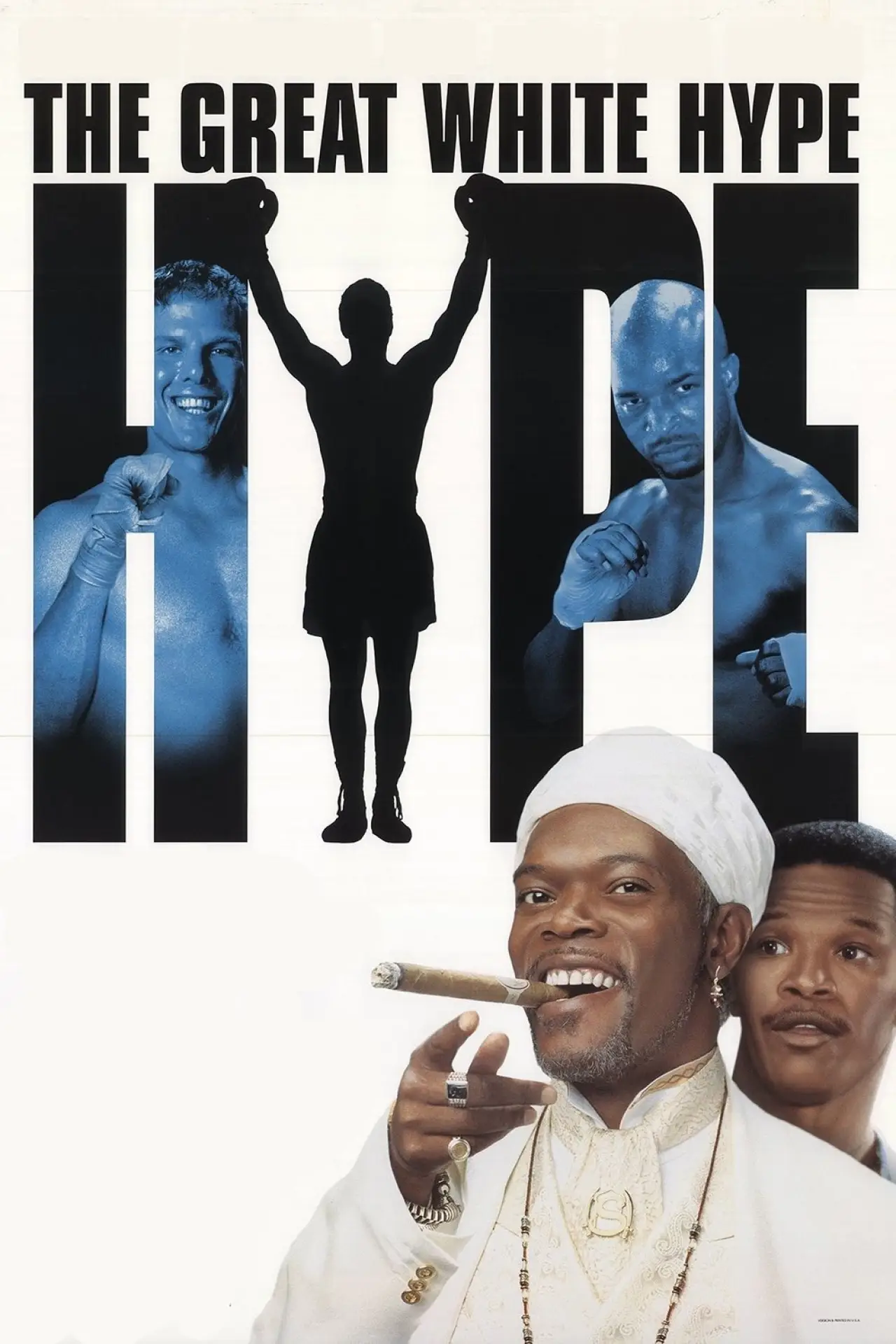 Plakat filmowy "Wielka biała pięść"