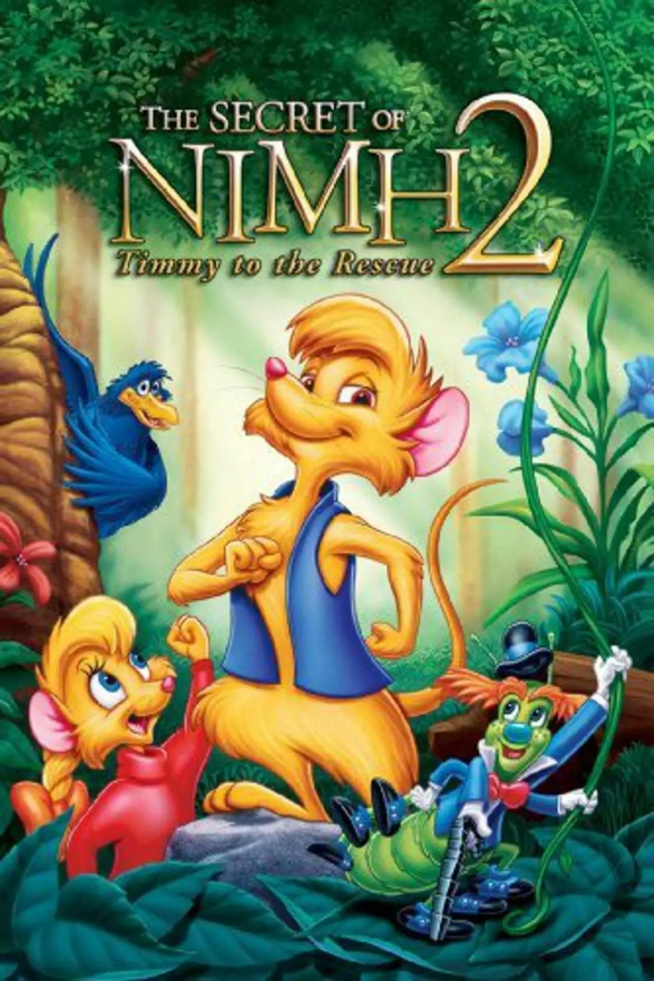 Plakat filmowy "Dzielna pani Brisby 2: Timmy Rusza na Ratunek"