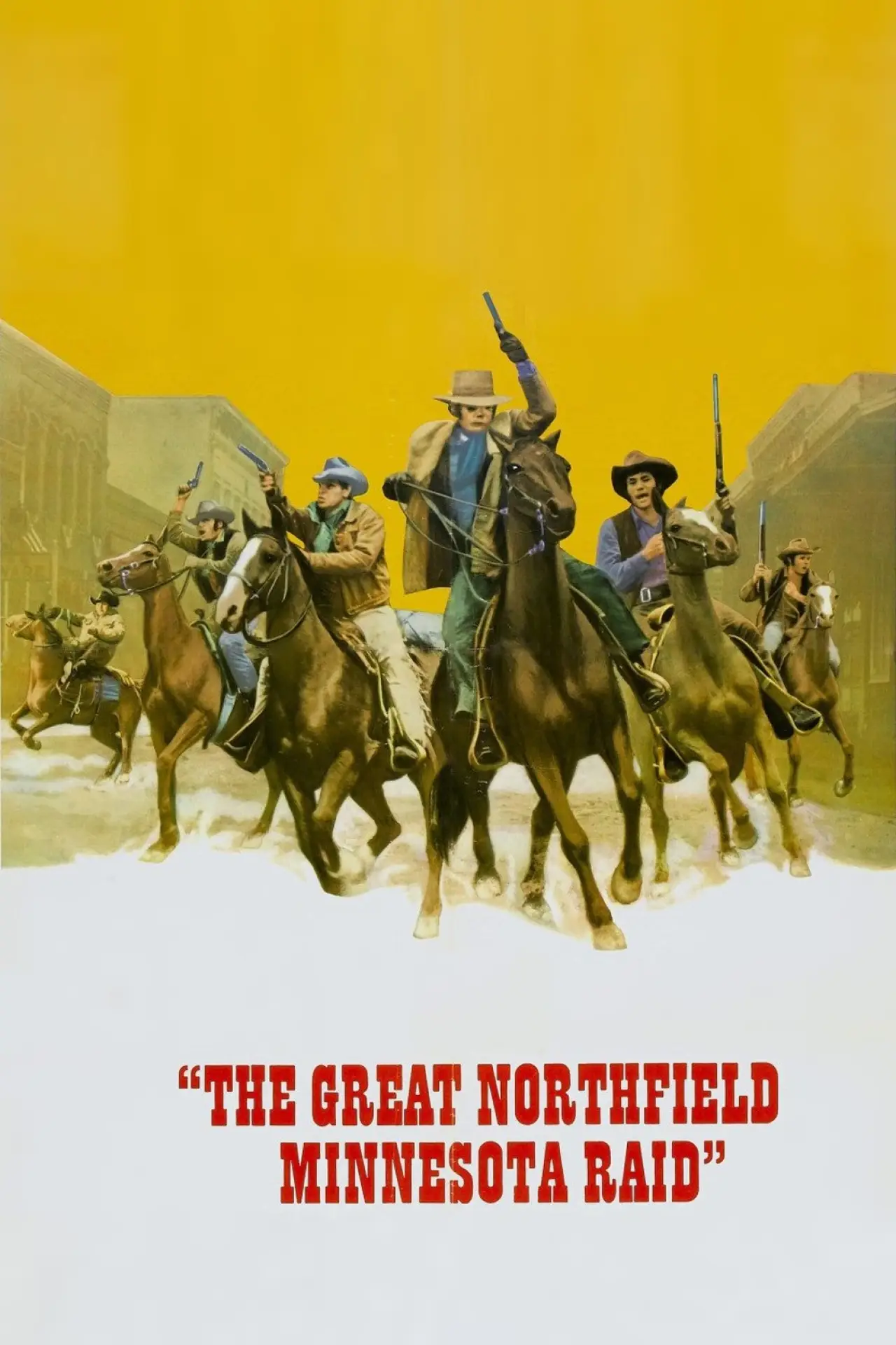 Plakat filmowy "The Great Northfield Minnesota Raid"