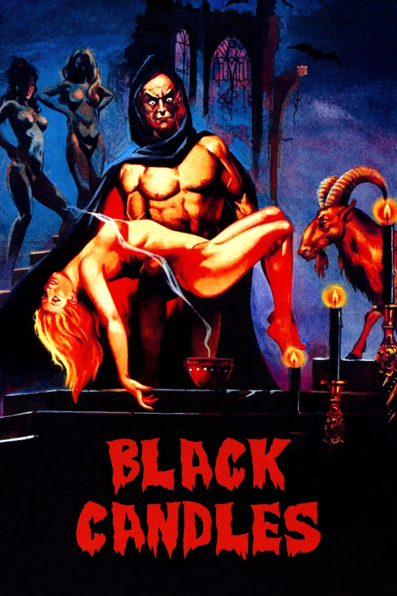 Plakat filmowy "Czarne świece"