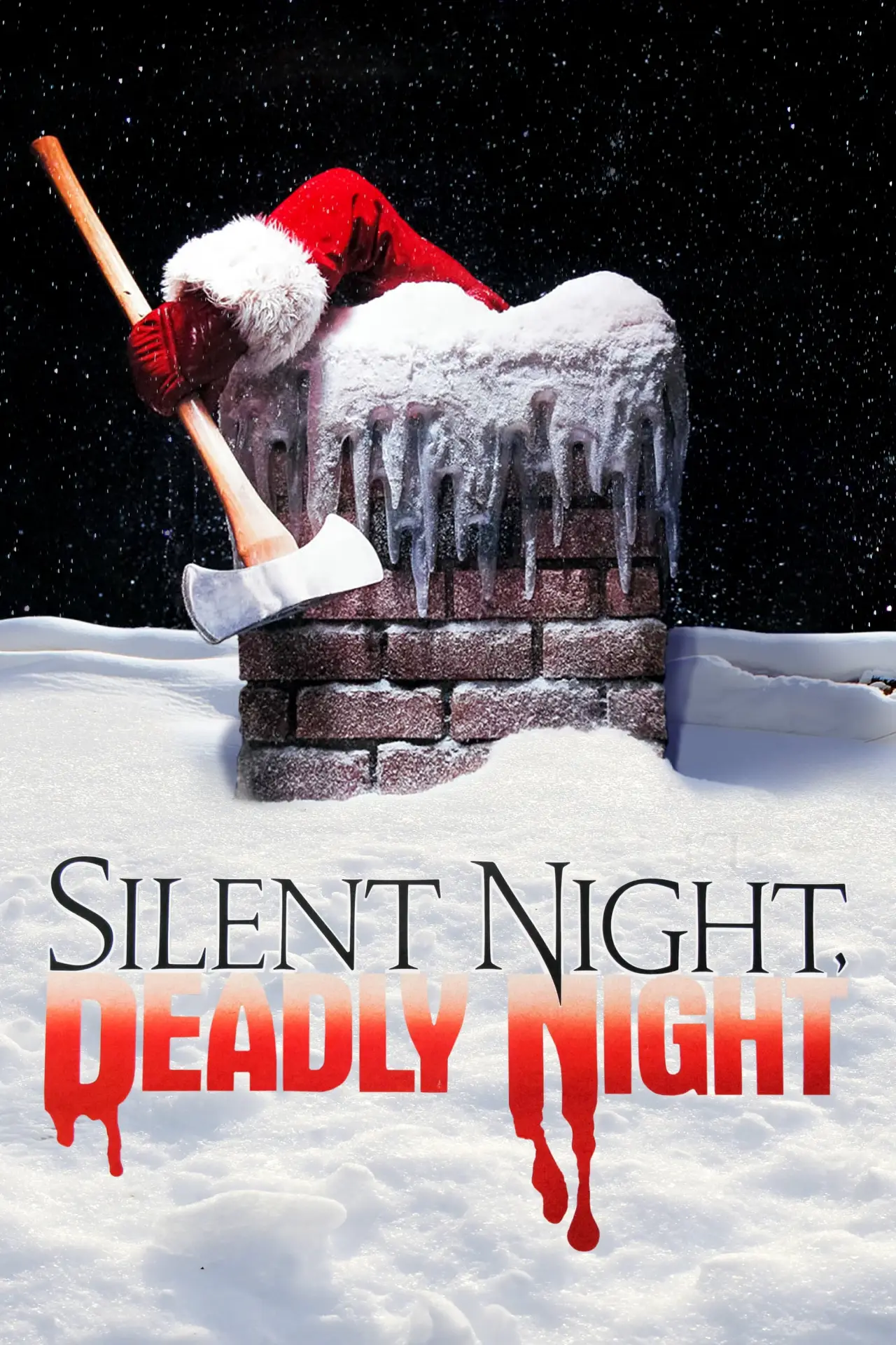 Plakat filmowy "Cicha noc, śmierci noc"