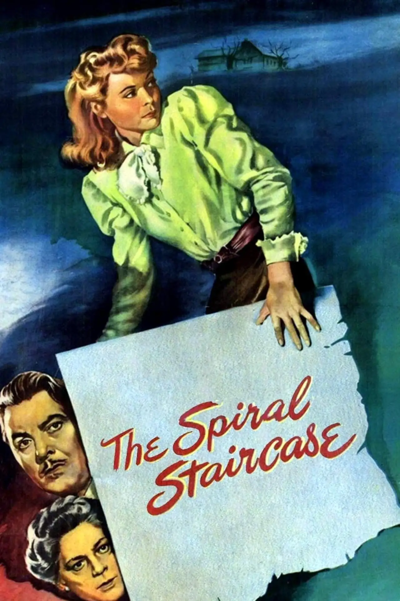 Plakat filmowy "Kręte schody"