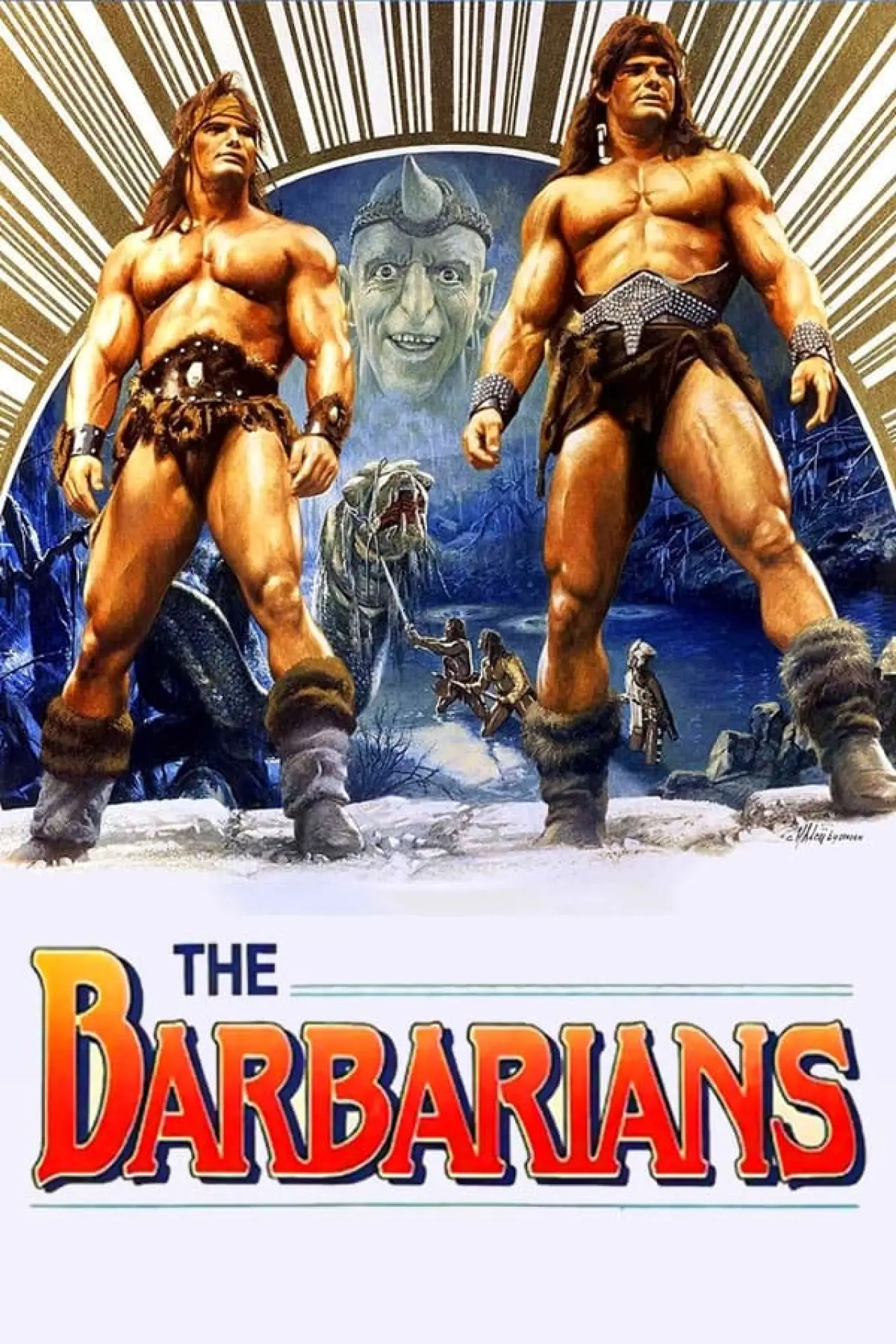 Plakat filmowy "Barbarzyńcy"