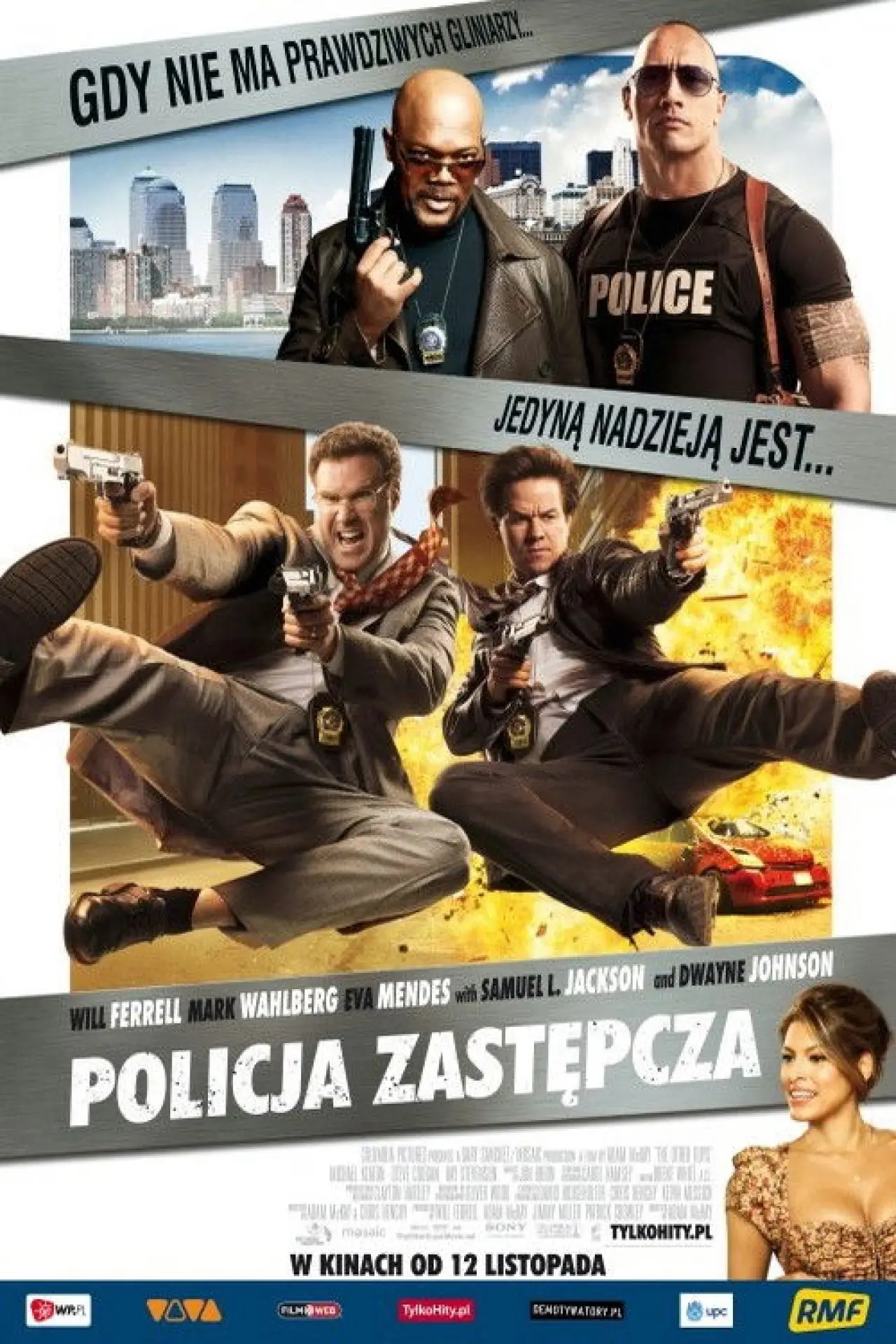 Plakat filmowy "Policja zastępcza"