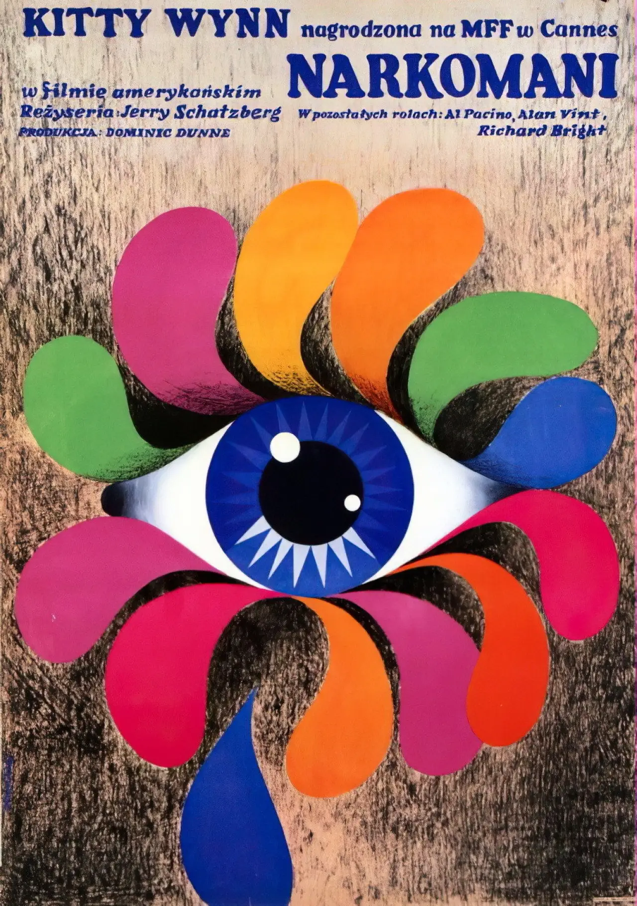 Plakat filmowy "Narkomani"