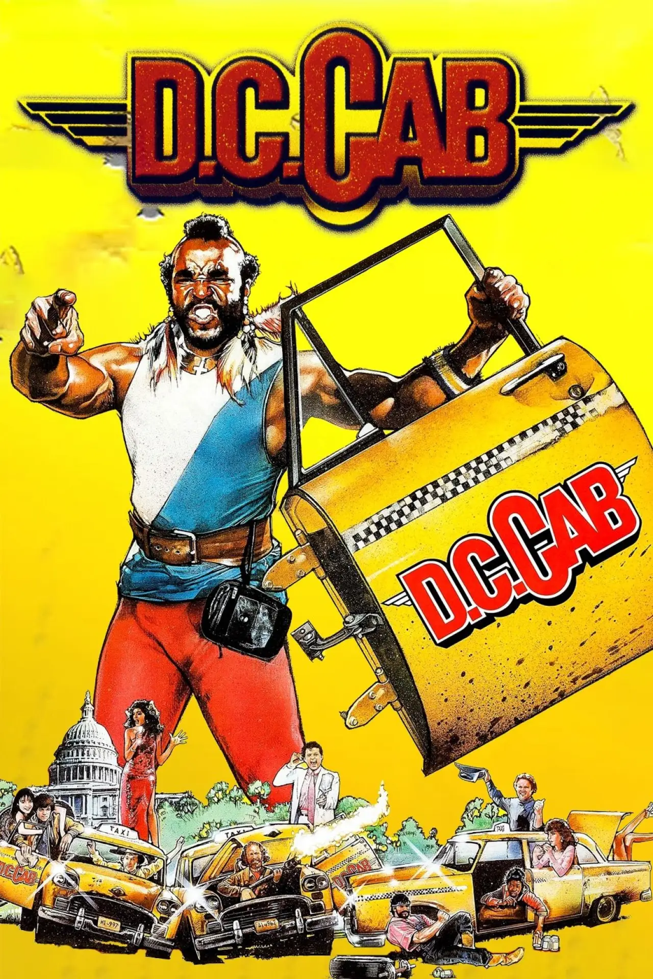 Plakat filmowy "Taksiarze z Waszyngtonu"