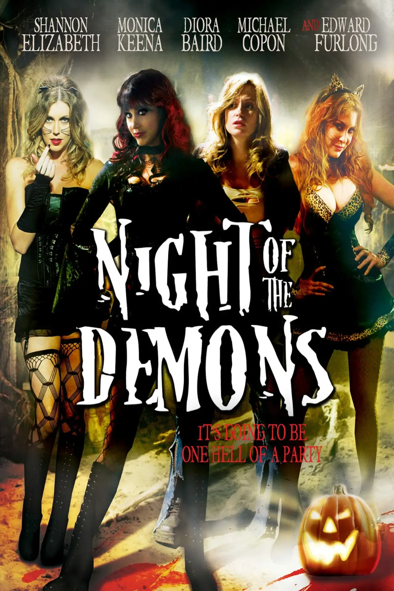 Plakat filmowy "Noc demonów"