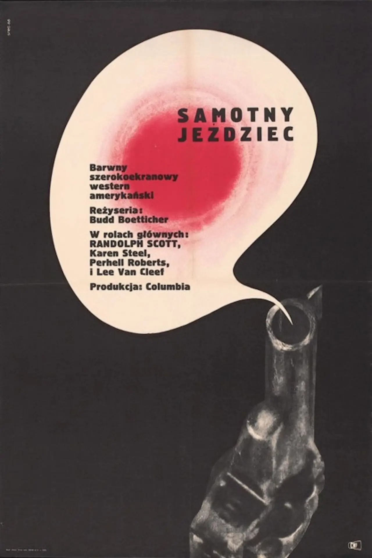 Plakat filmowy "Samotny jeździec"