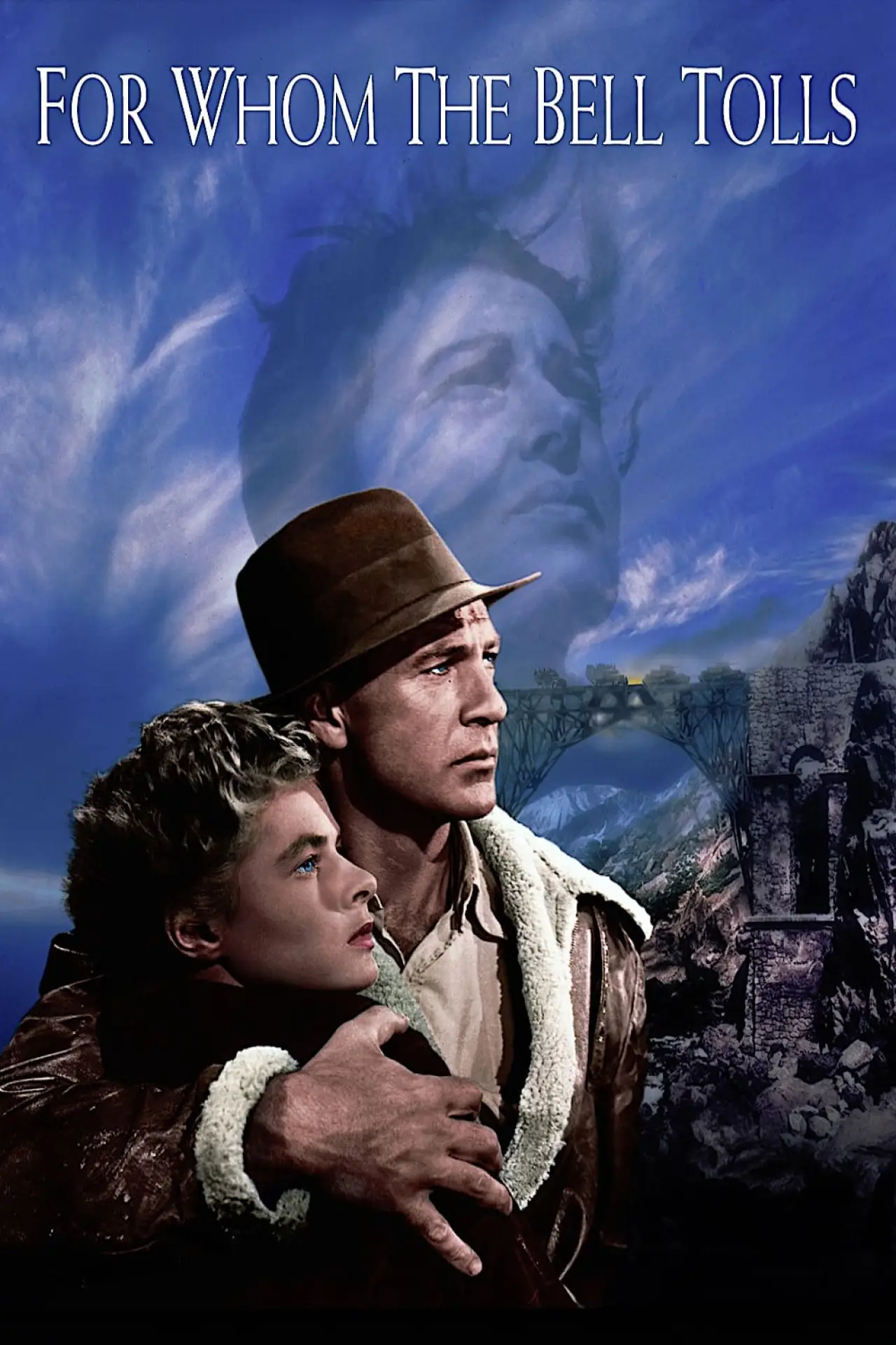 Plakat filmowy "Komu bije dzwon"