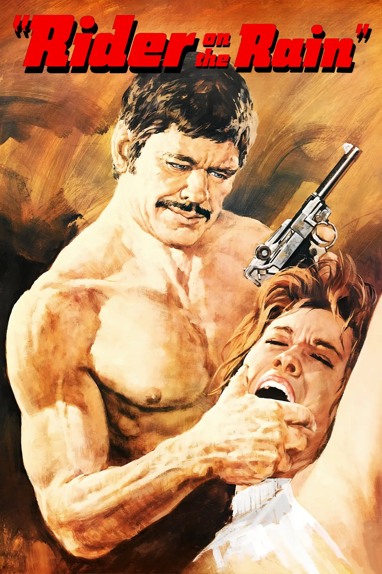 Plakat filmowy "Pasażer w deszczu"