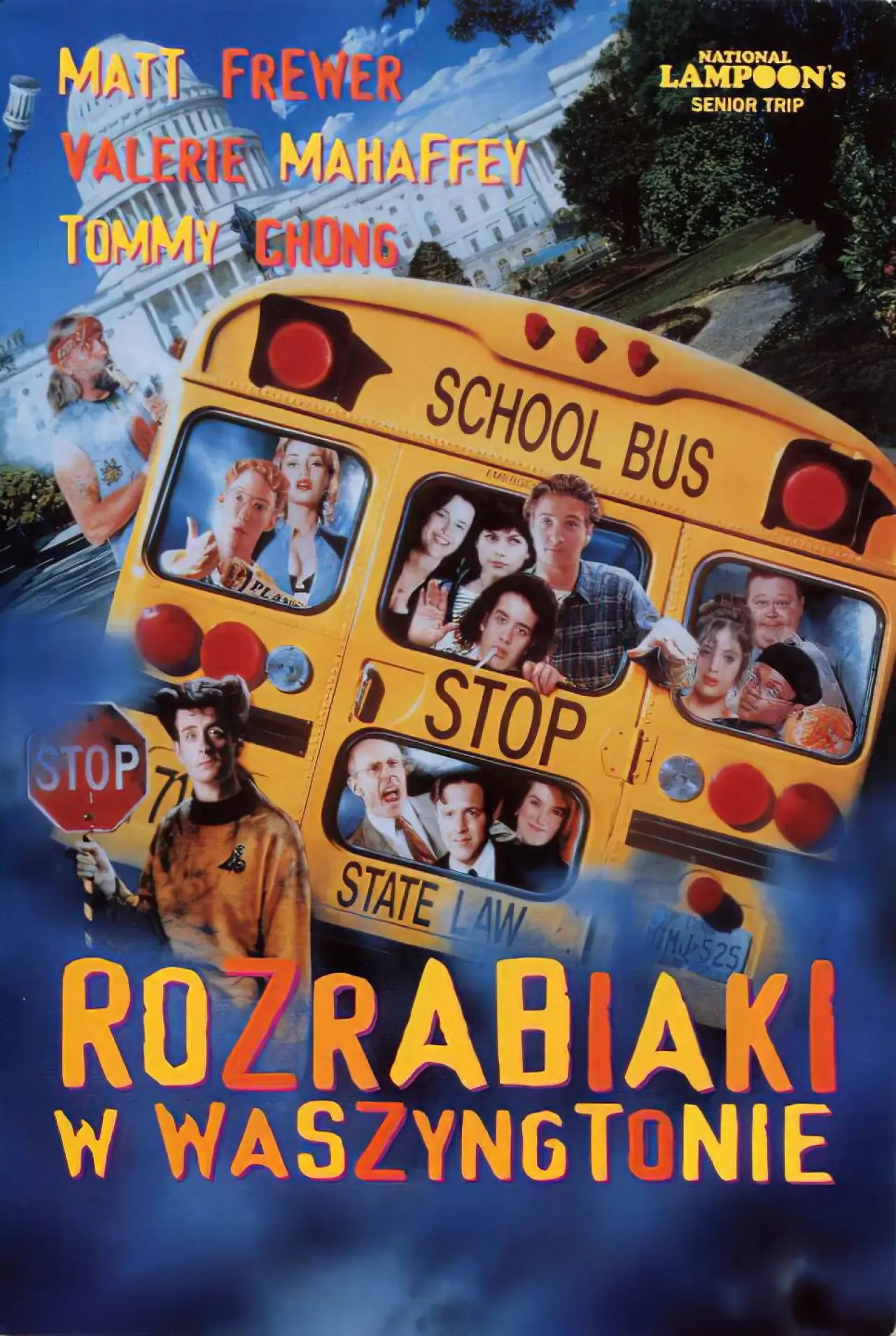 Plakat filmowy "Rozrabiaki w Waszyngtonie"