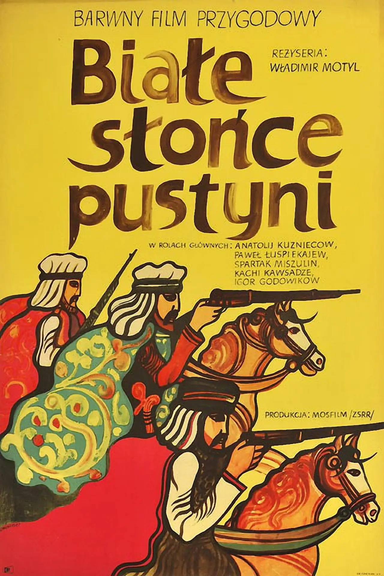 Plakat filmowy "Białe słońce pustyni"