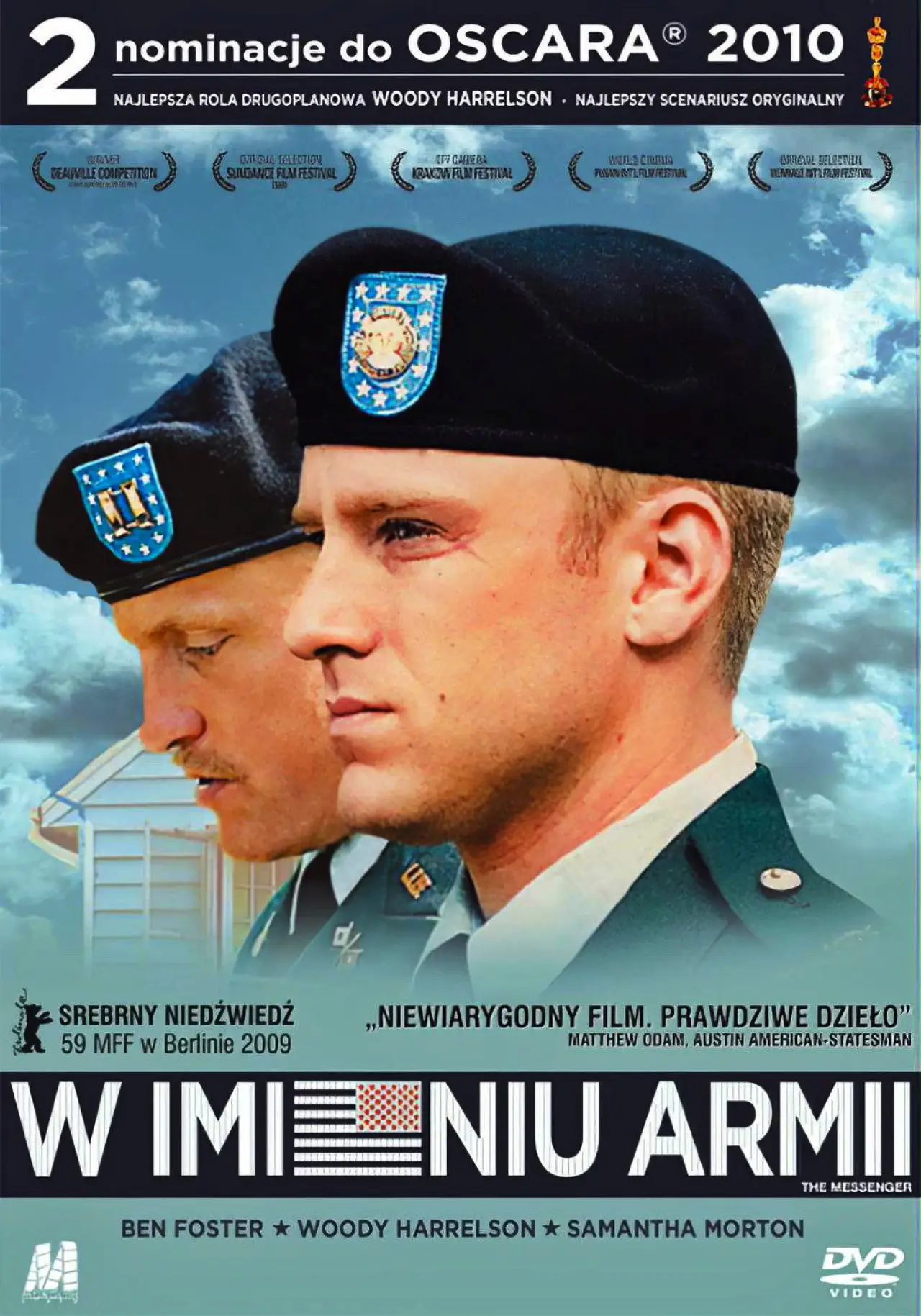Plakat filmowy "W imieniu armii"