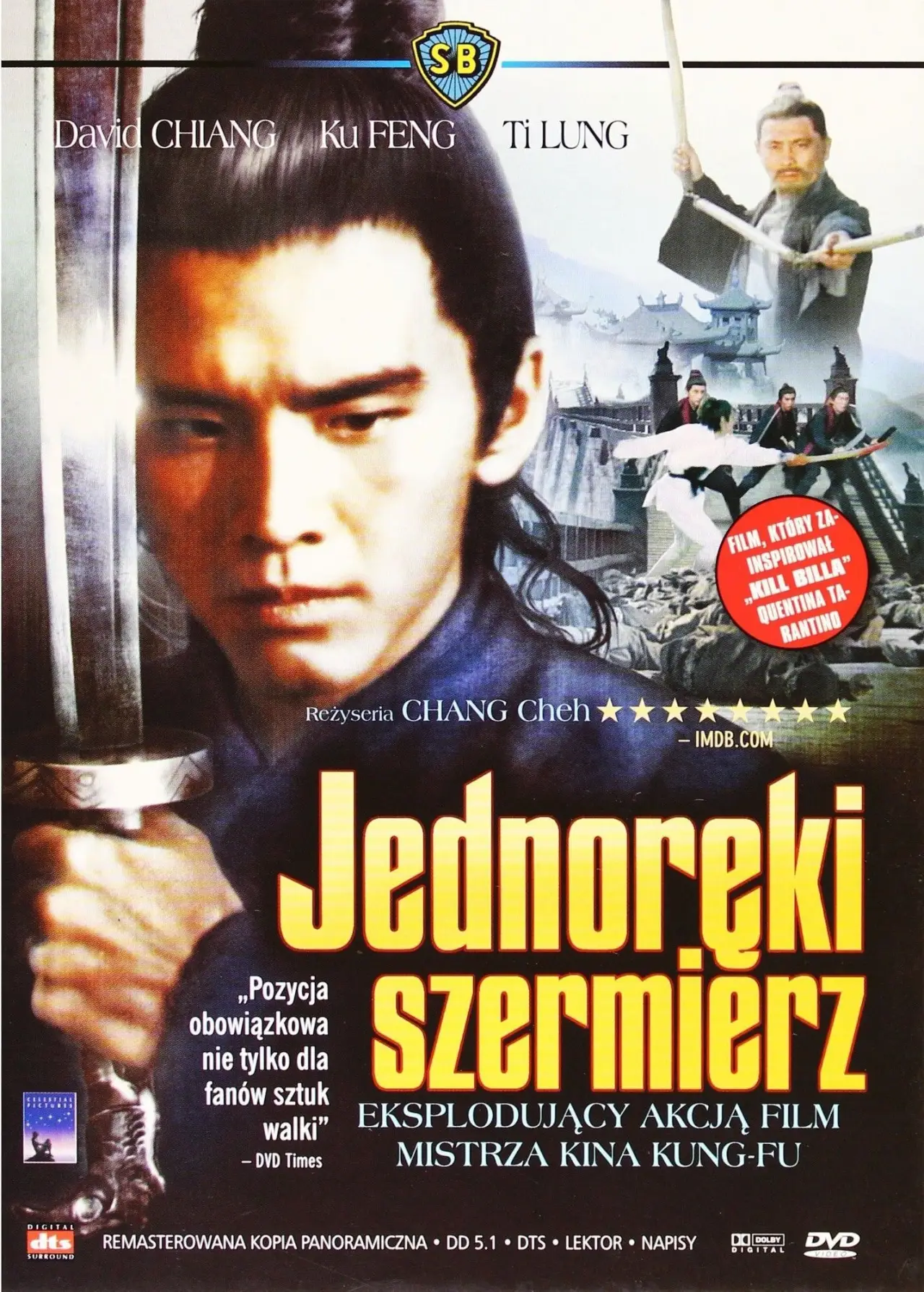Plakat filmowy "Jednoręki Szermierz"