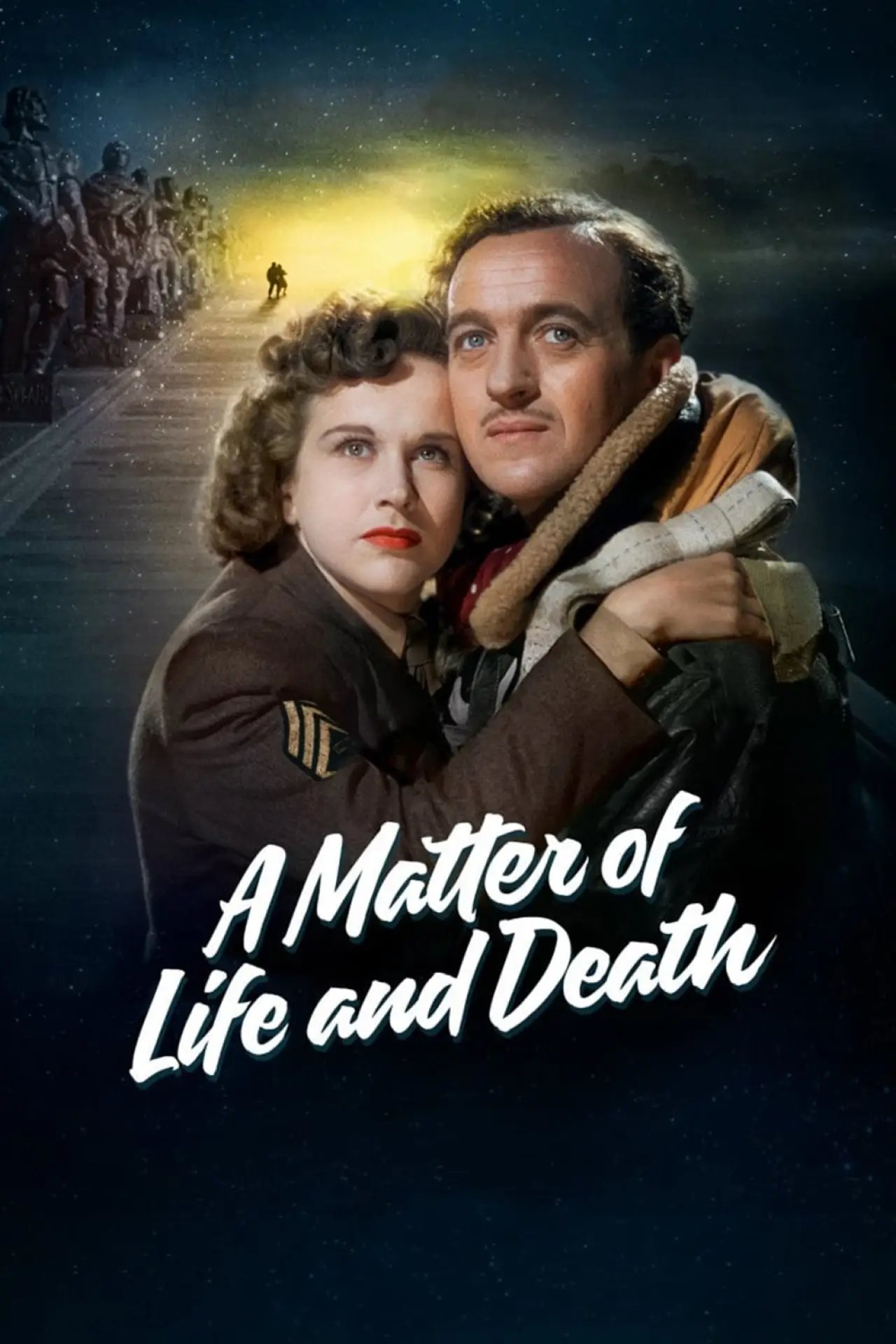 Plakat filmowy "Sprawa życia i śmierci"