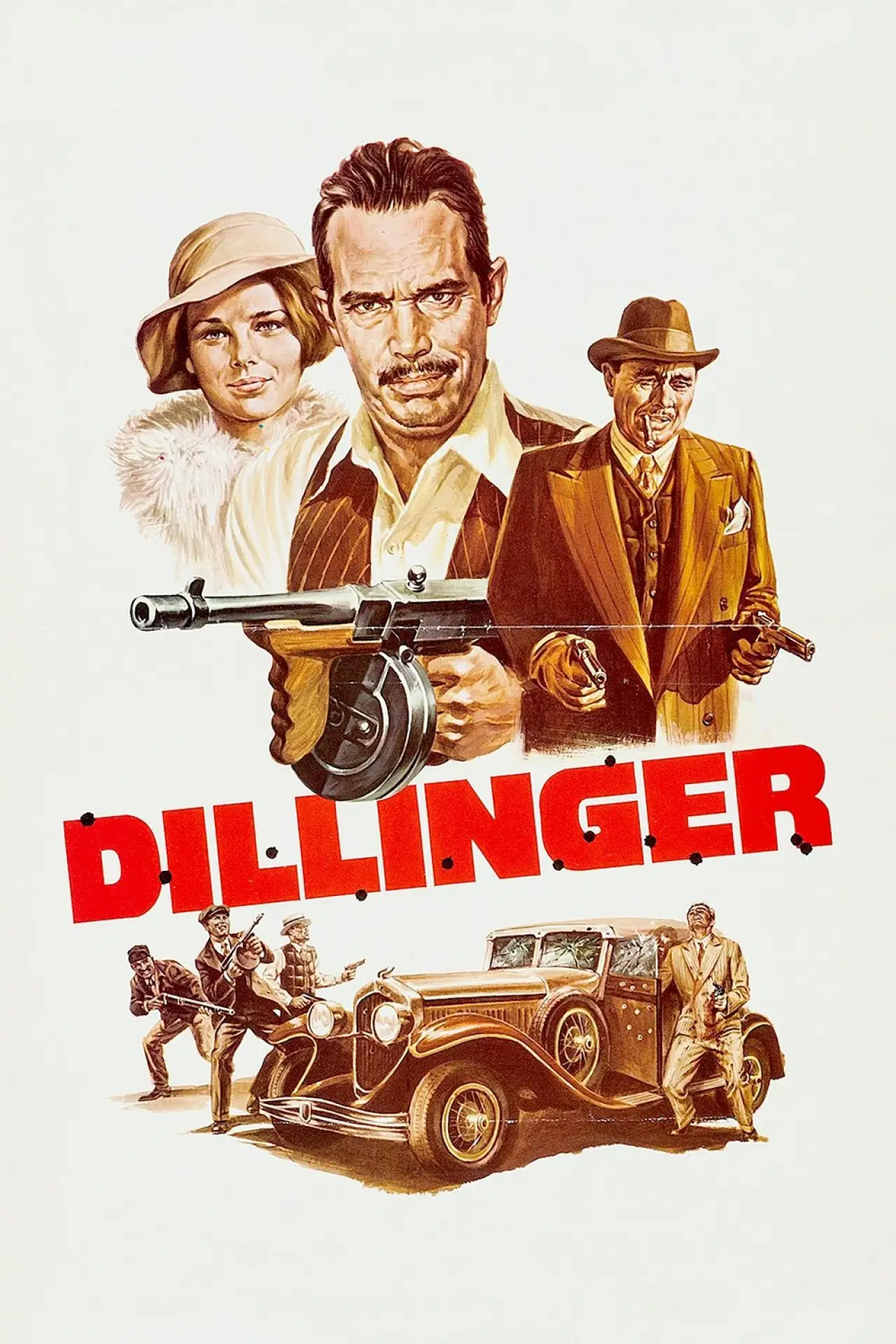 Plakat filmowy "Dillinger"