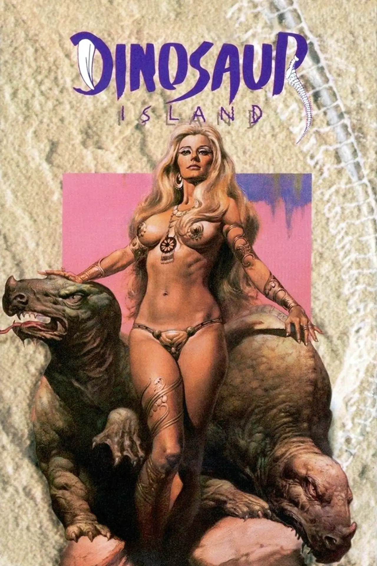 Plakat filmowy "Dinosaur Island"