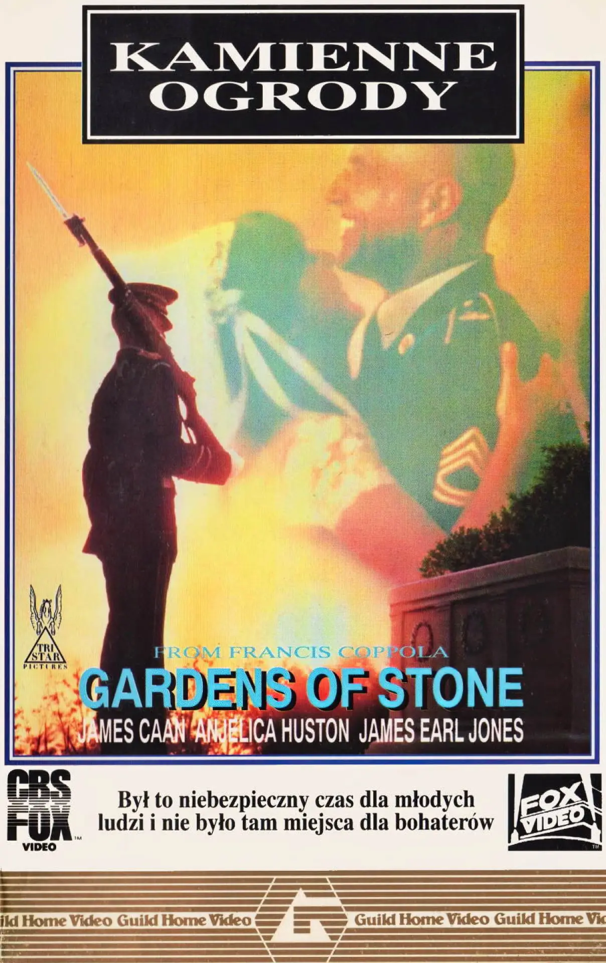 Plakat filmowy "Kamienne ogrody"