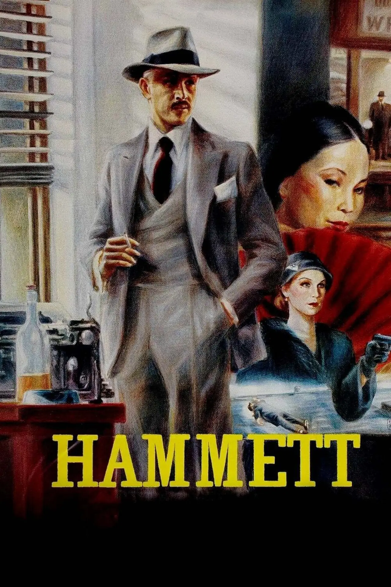Plakat filmowy "Opowieści Hammetta"