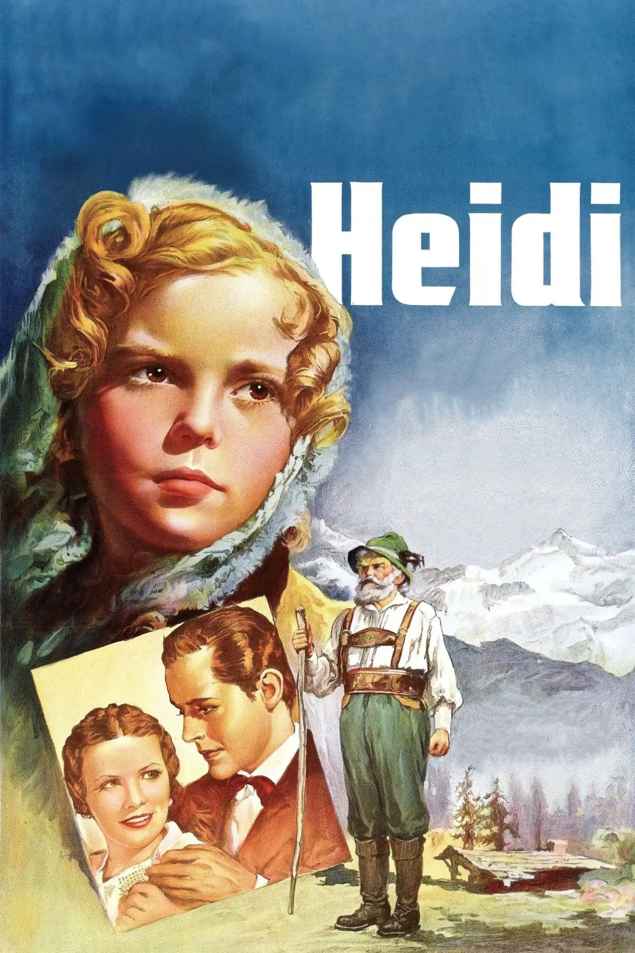 Plakat filmowy "Heidi"