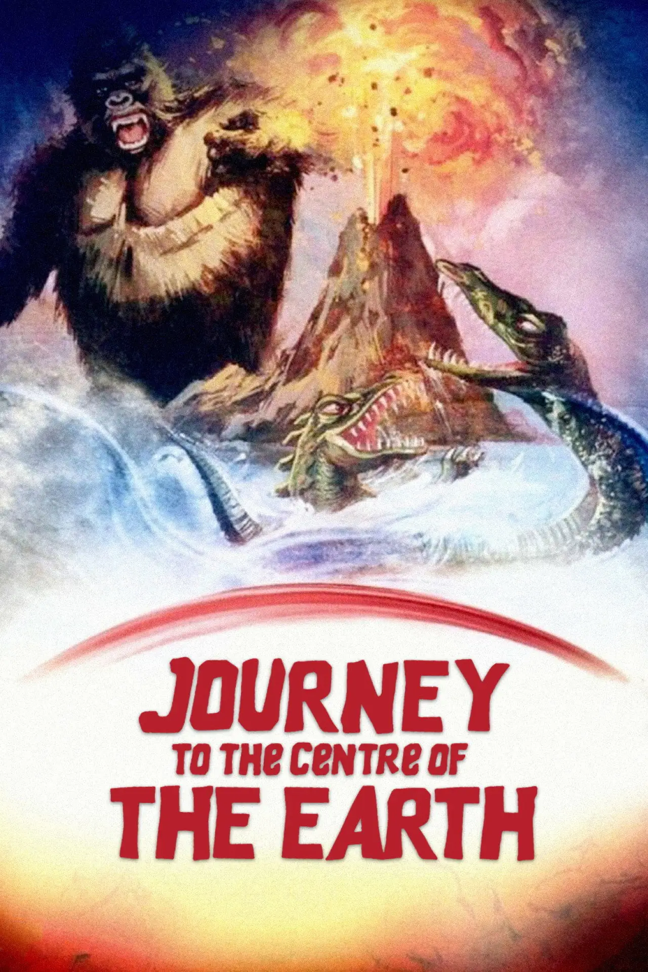 Plakat filmowy "Viaje al centro de la Tierra"