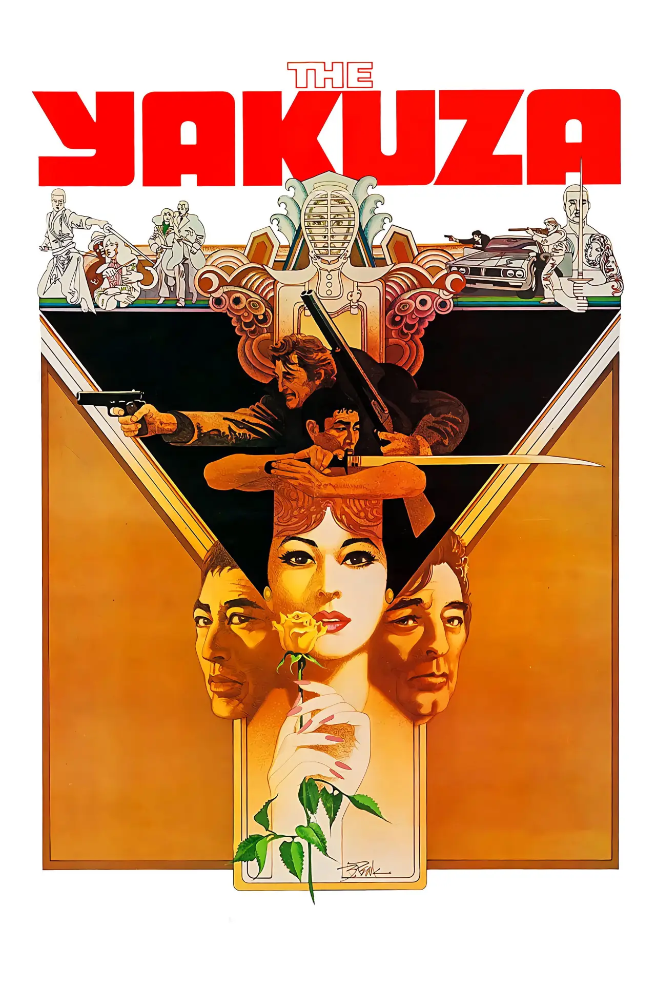 Plakat filmowy "Yakuza"