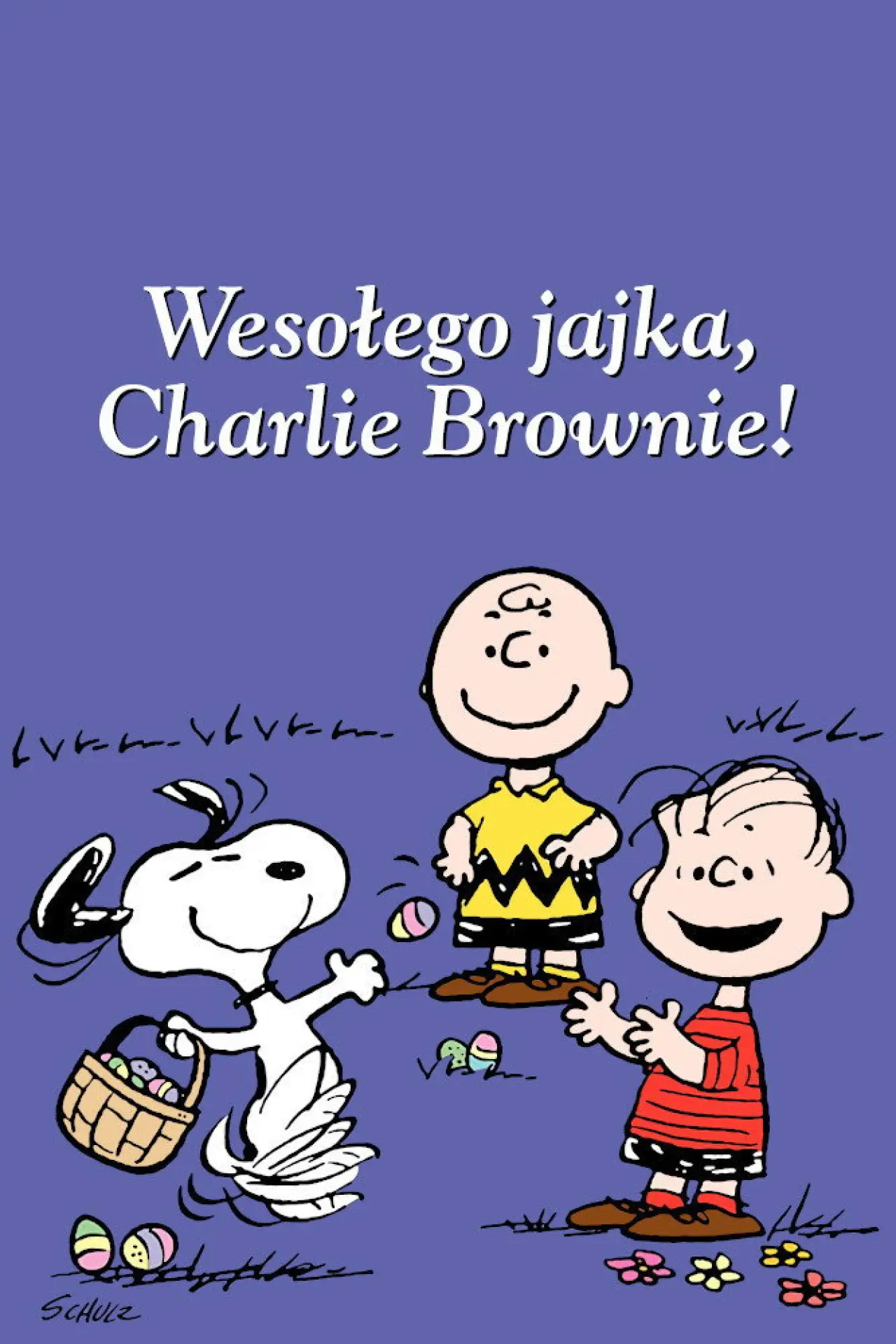 Plakat filmowy "Wesołego jajka, Charlie Brownie!"
