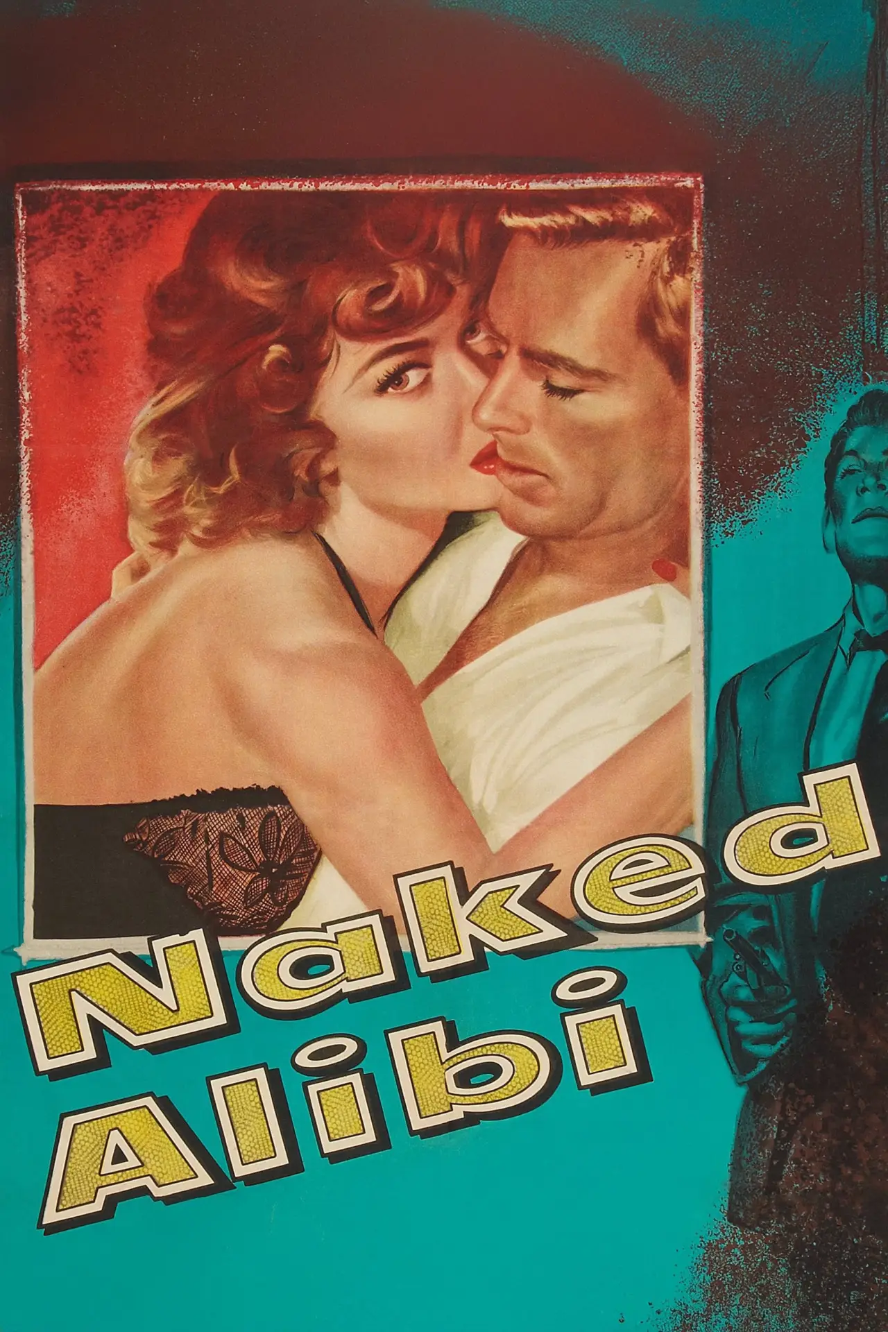 Plakat filmowy "Naked Alibi"
