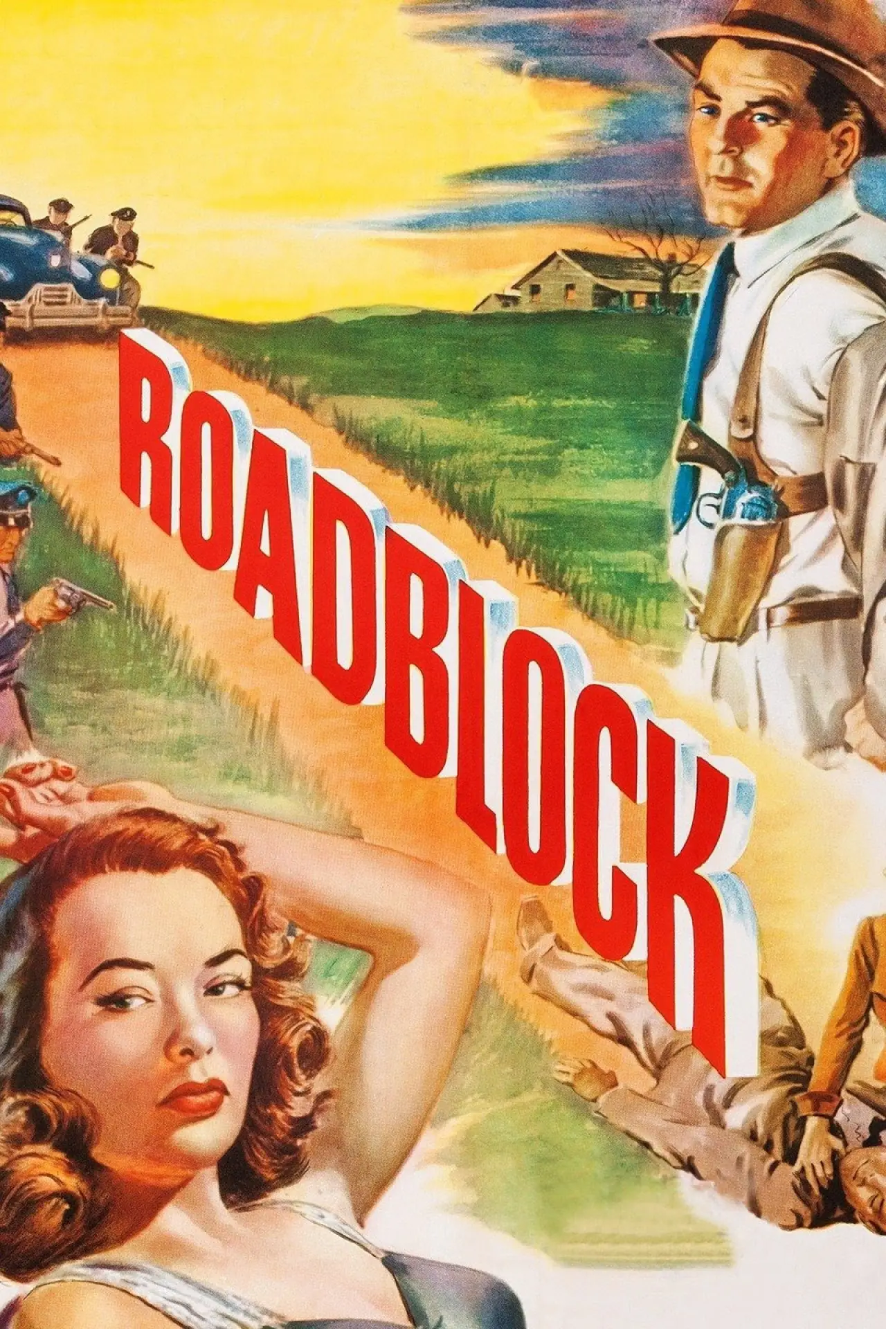 Plakat filmowy "Roadblock"