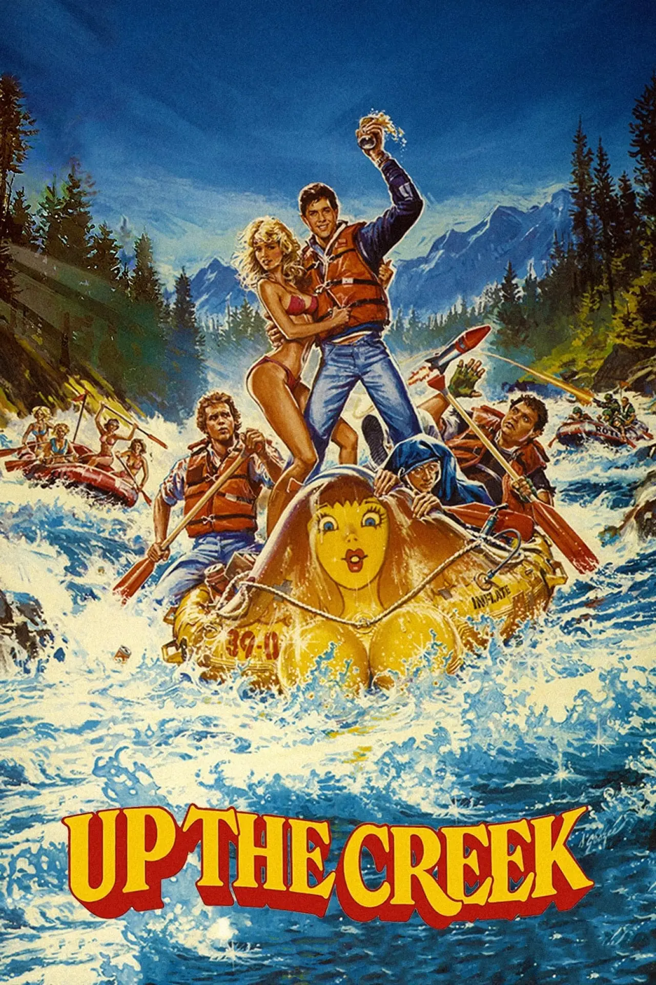 Plakat filmowy "W góre rzeki"