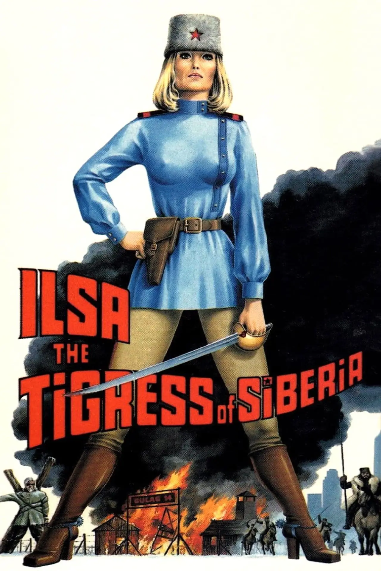Plakat filmowy "Elza - Syberyjska tygrysica"
