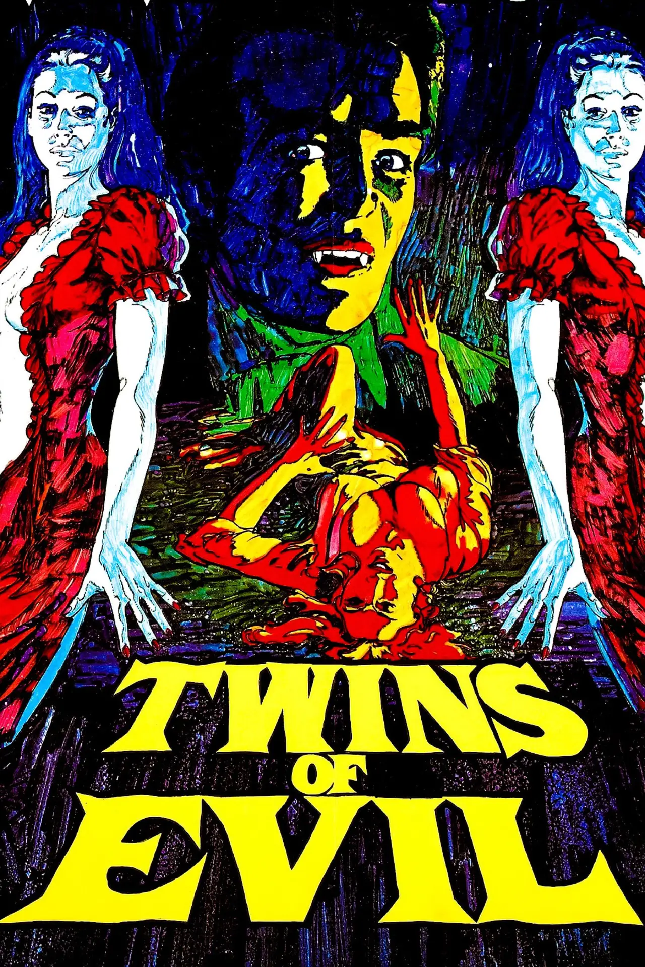 Plakat filmowy "Dwie bliźniaczki"