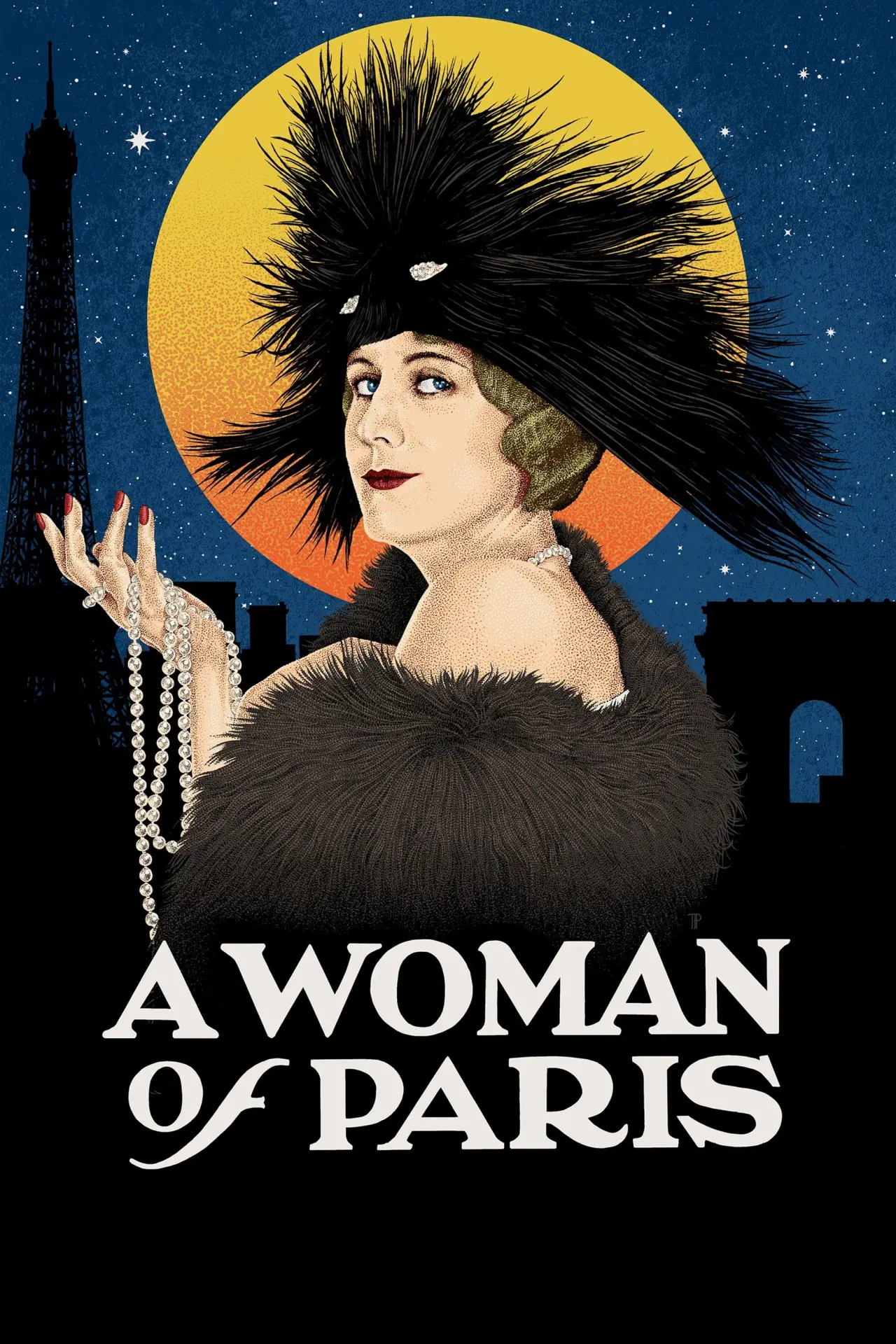 Plakat filmowy "Paryżanka"