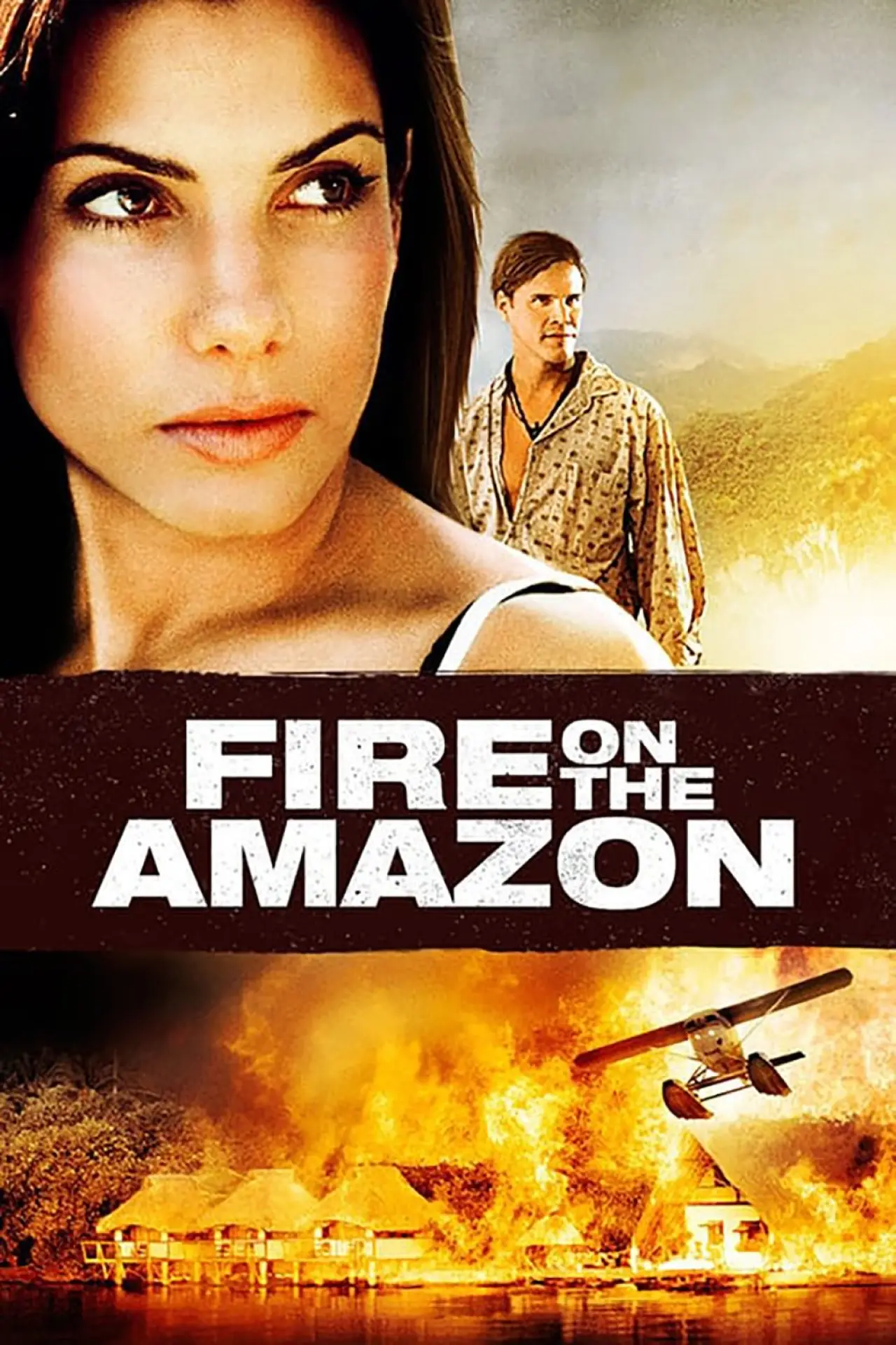Plakat filmowy "Amazonka w ogniu"