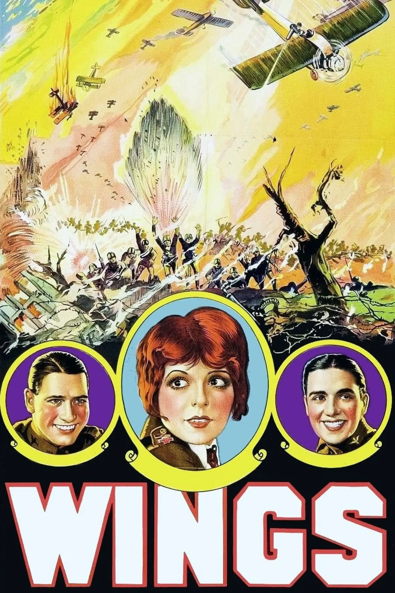 Plakat filmowy "Skrzydła"