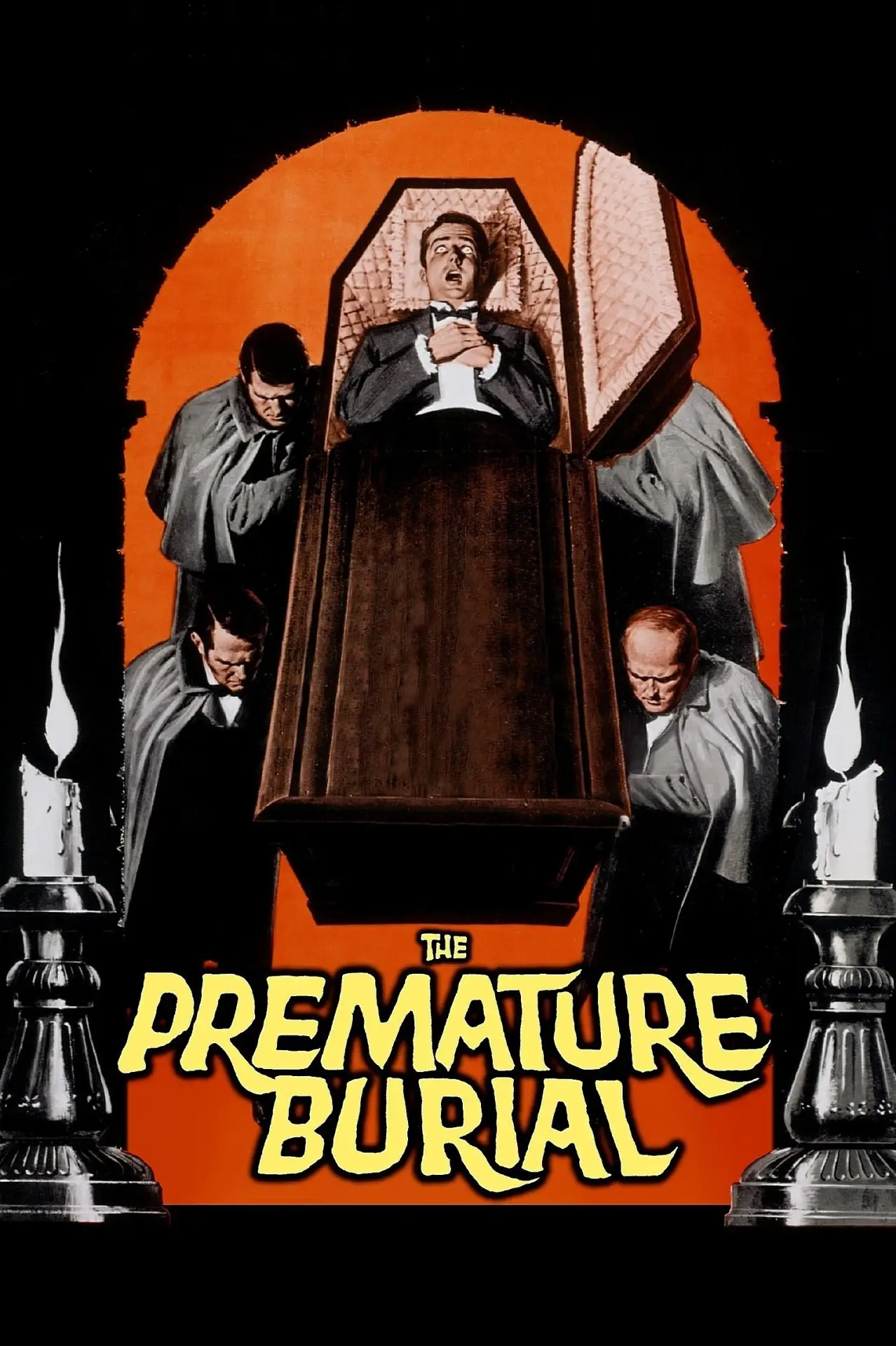 Plakat filmowy "Przedwczesny Pogrzeb"