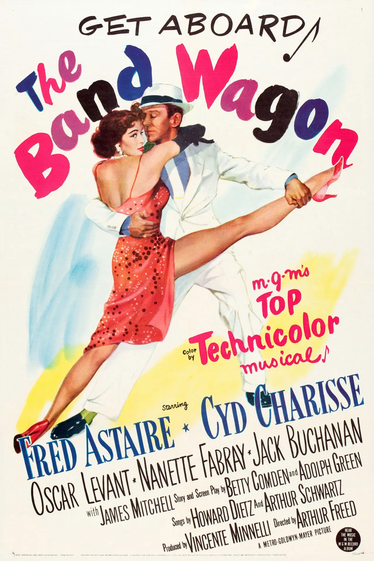 Plakat filmowy "Wszyscy na scenę"