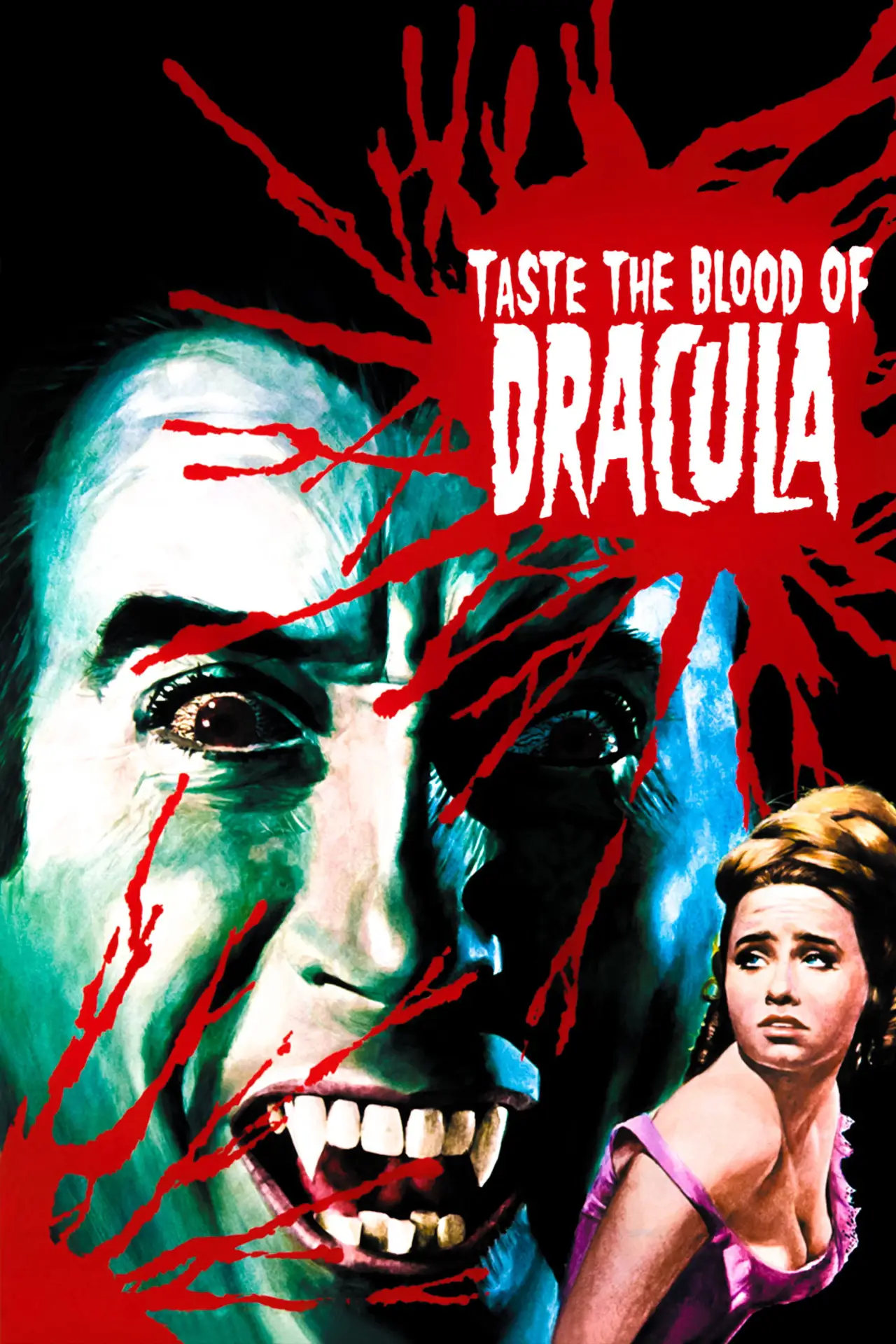 Plakat filmowy "Skosztuj krwi Draculi"