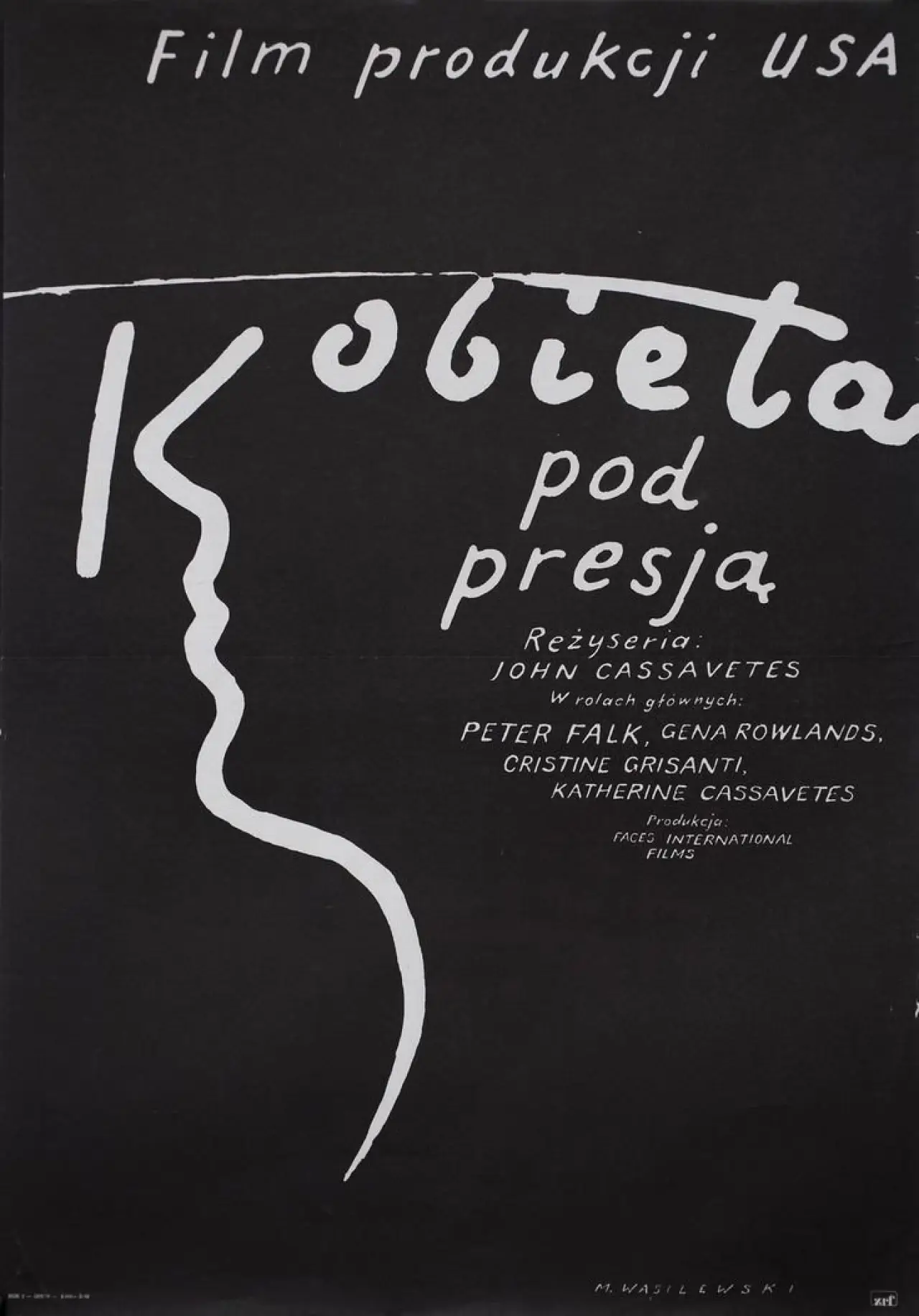 Plakat filmowy "Kobieta pod presją"