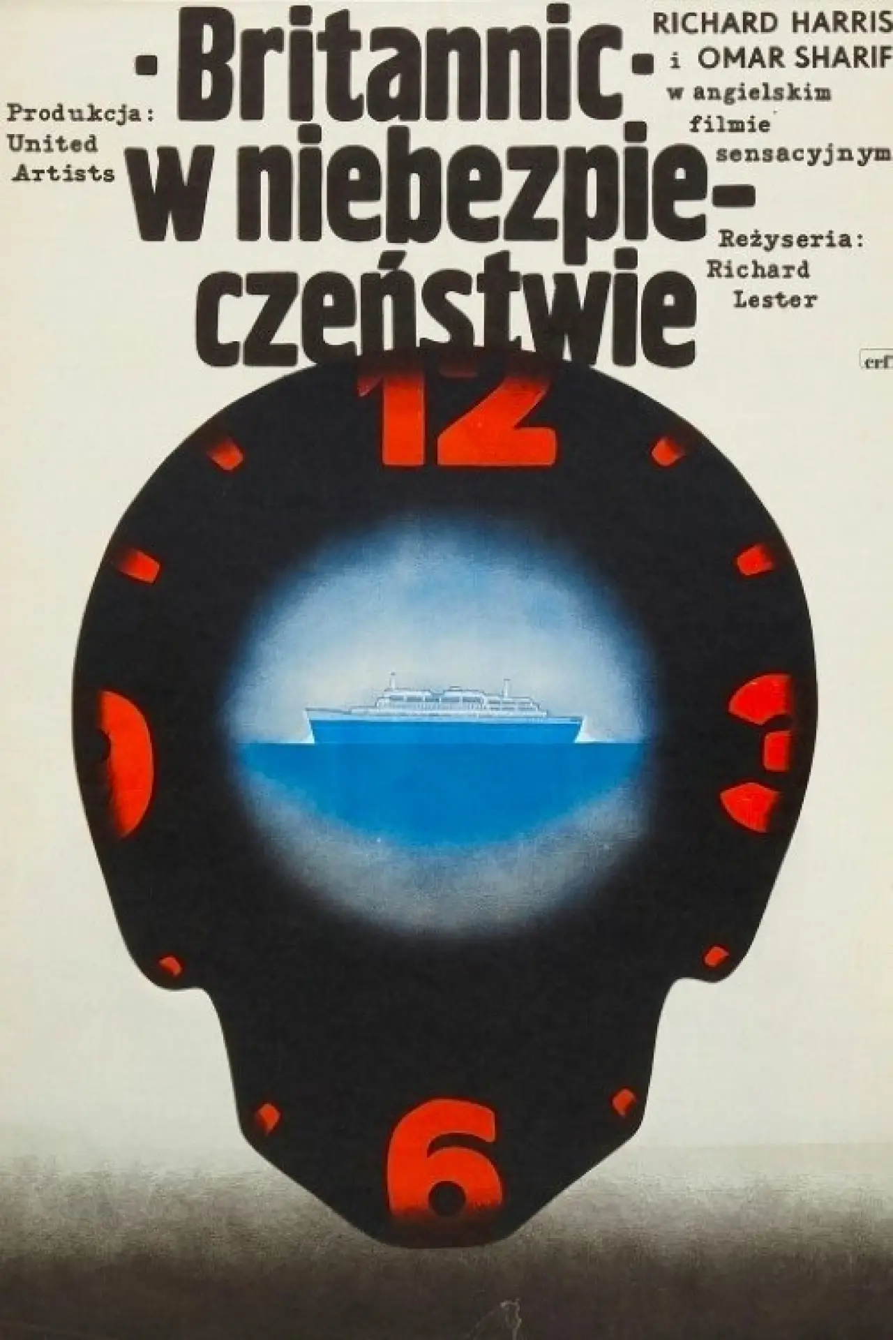 Plakat filmowy "Britanic w Niebezpieczeństwie"