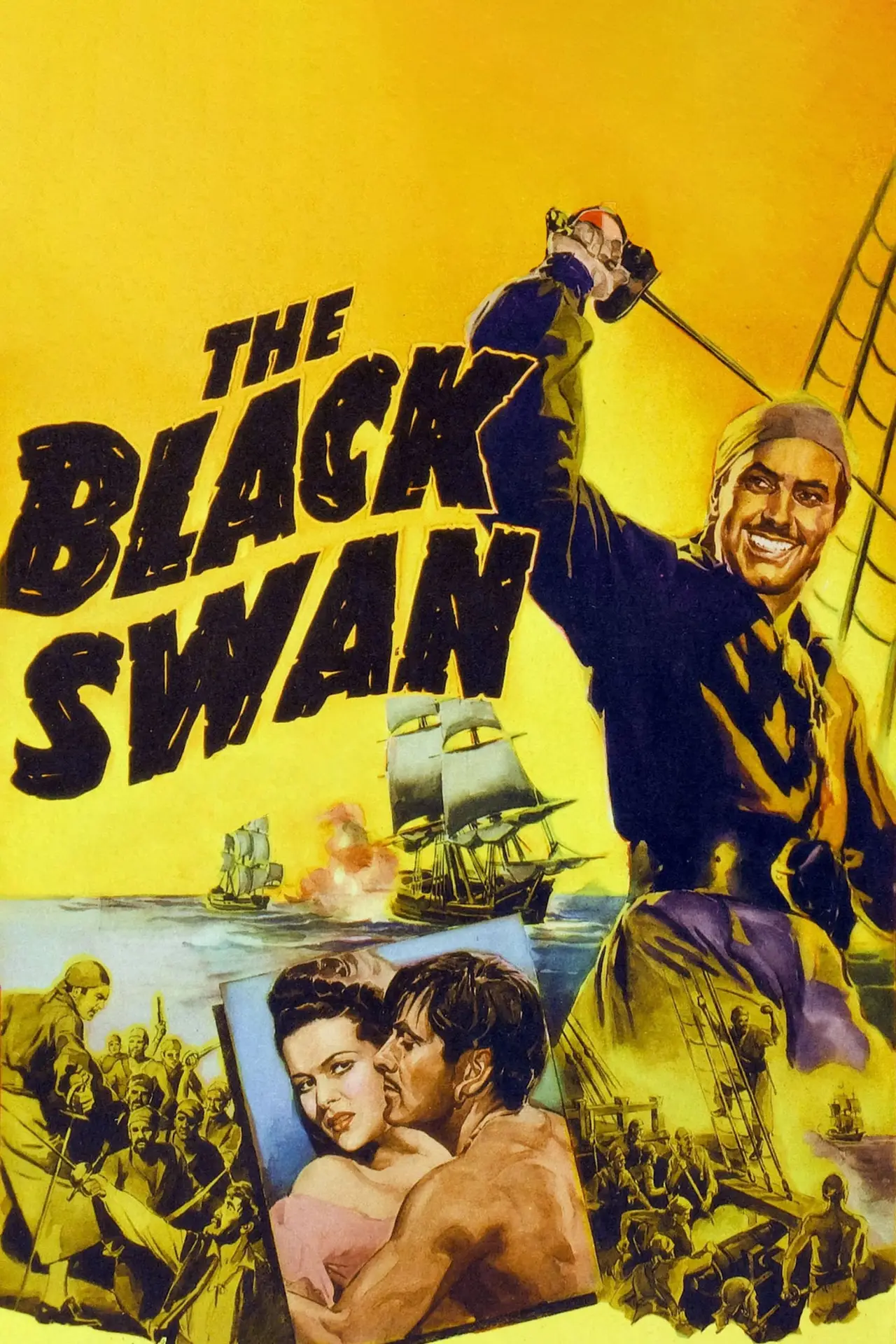 Plakat filmowy "Czarny łabędź"