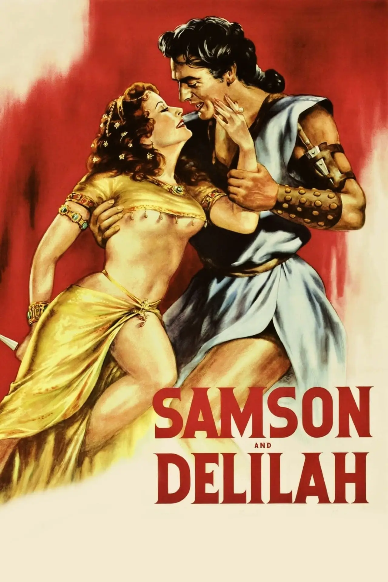 Plakat filmowy "Samson i Dalia"