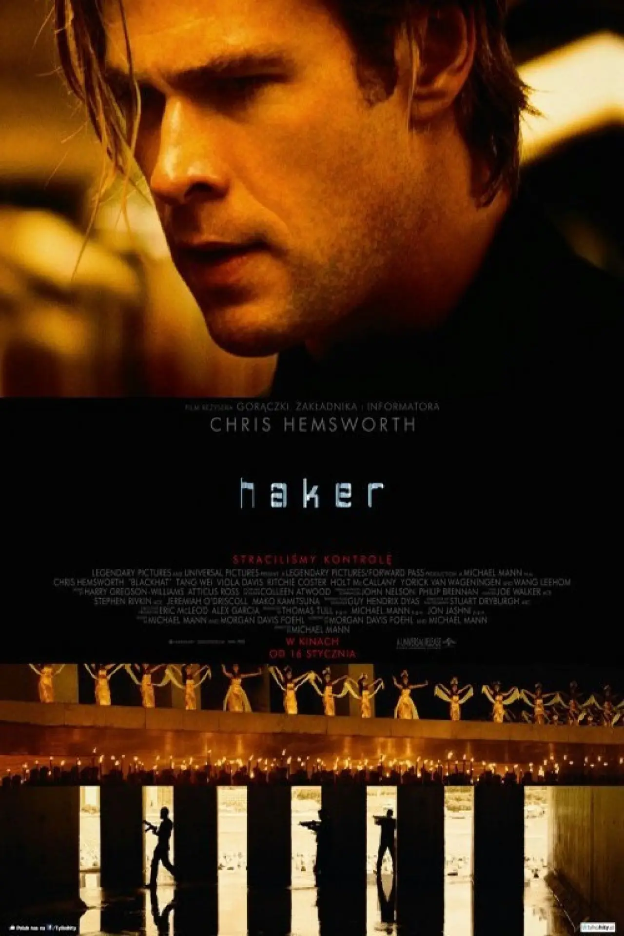 Plakat filmowy "Haker"