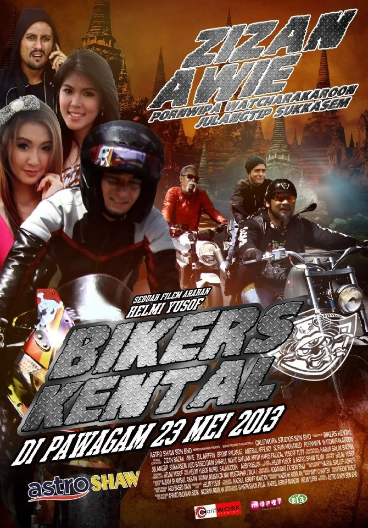Plakat filmowy "Bikers Kental"