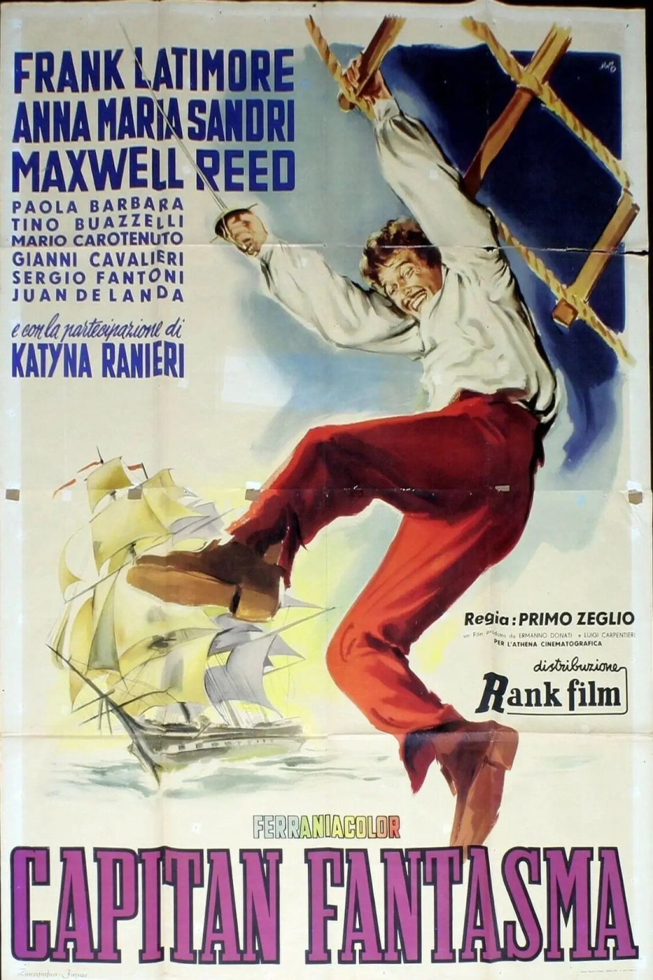 Plakat filmowy "Capitan Fantasma"