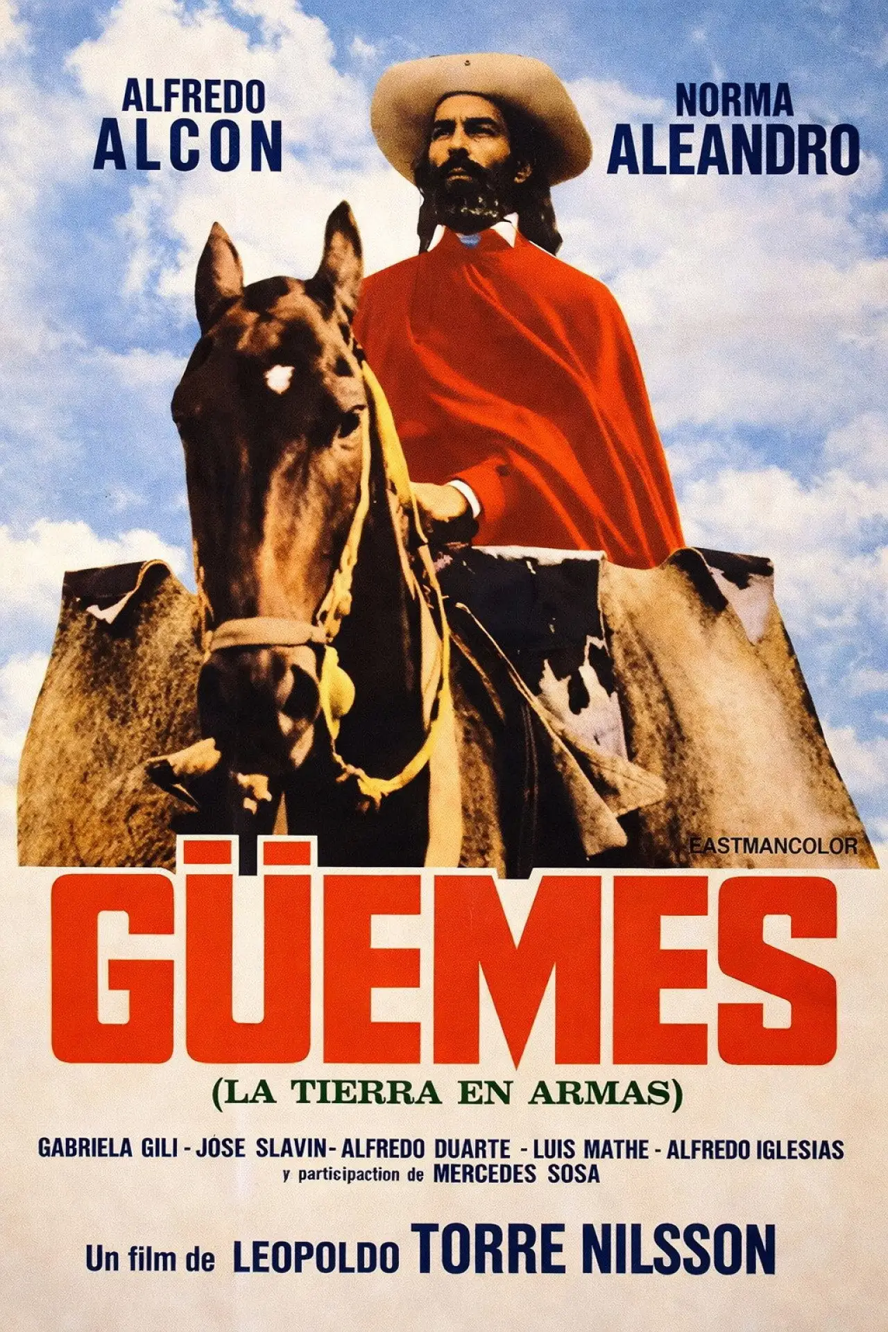 Plakat filmowy "Güemes, la tierra en armas"