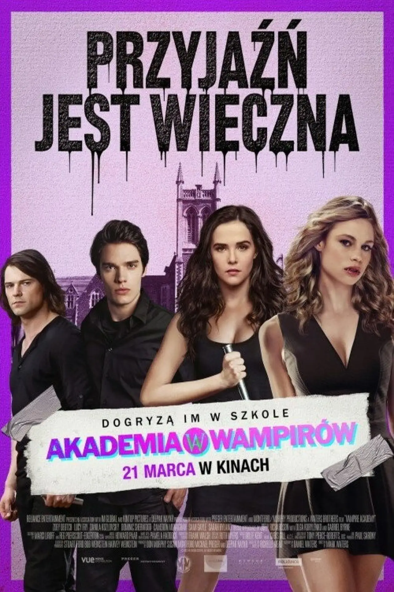 Plakat filmowy "Akademia wampirów"