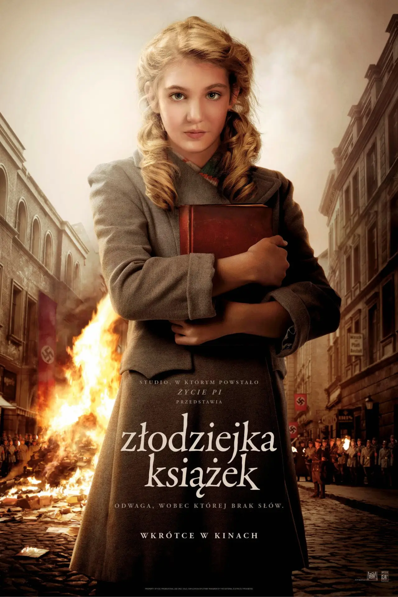 Plakat filmowy "Złodziejka książek"